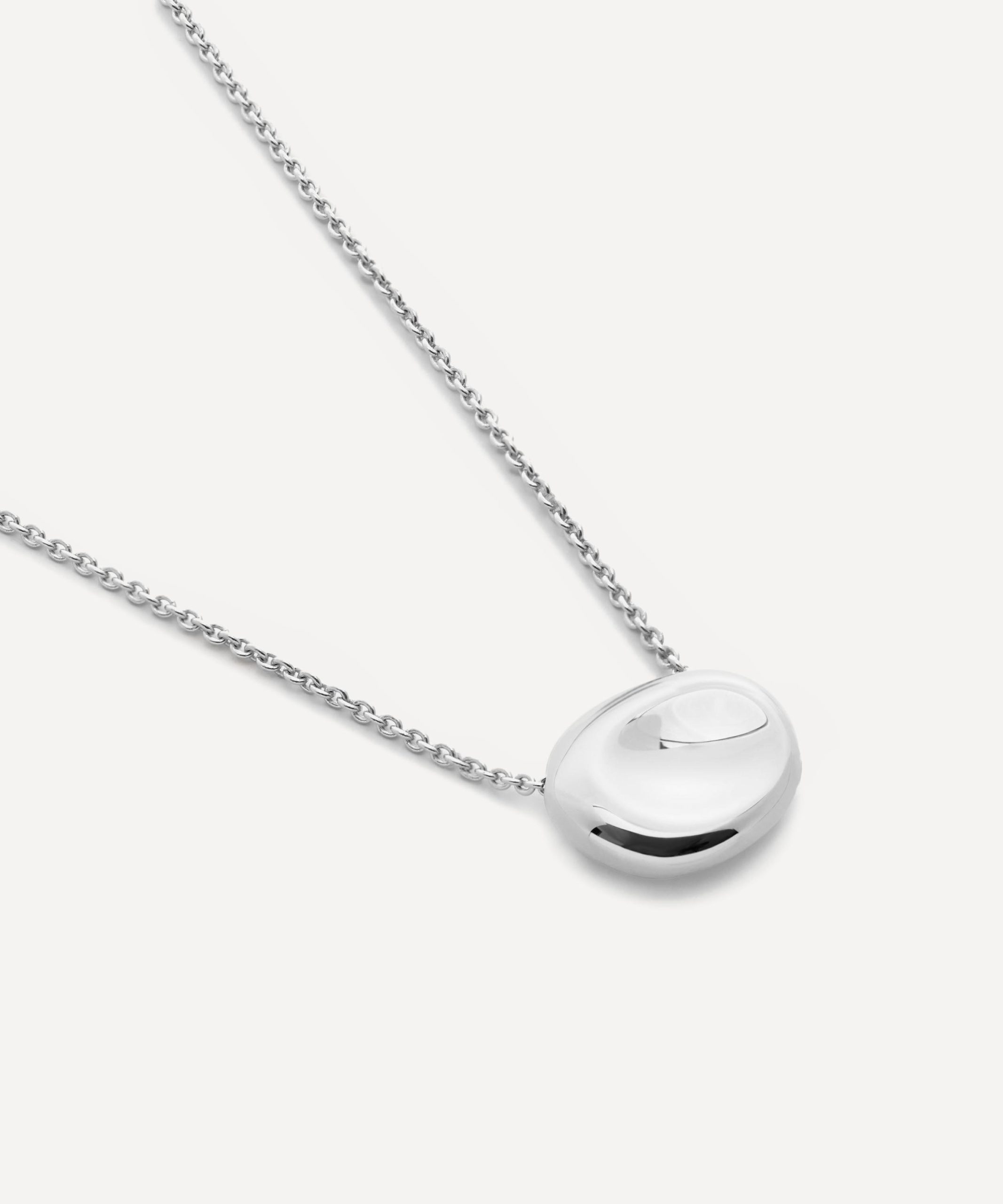 Monica Vinader Sterling Silver Aria Pendant Necklace