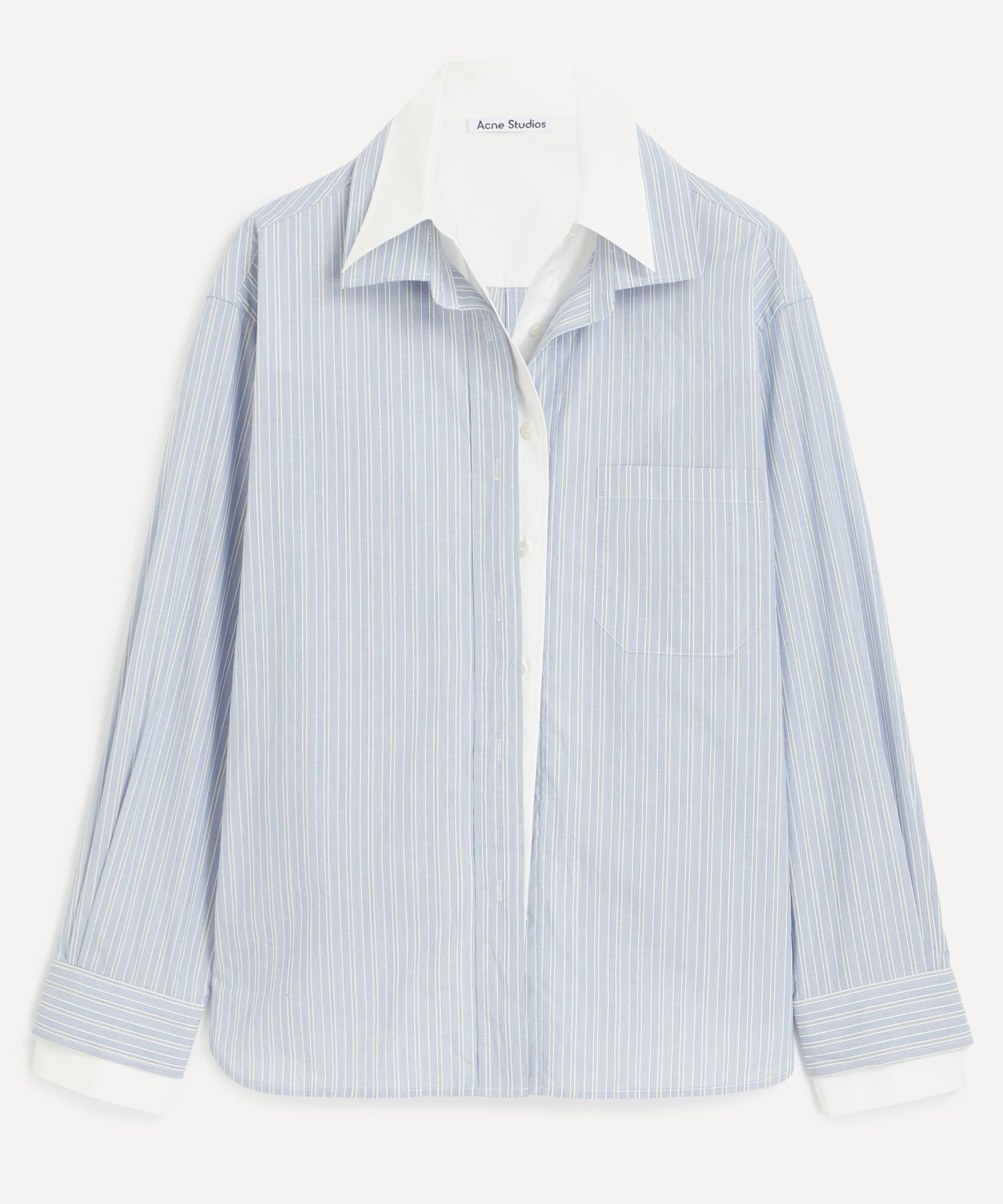 Acne Studios Blue Layered Button-Up Shirt