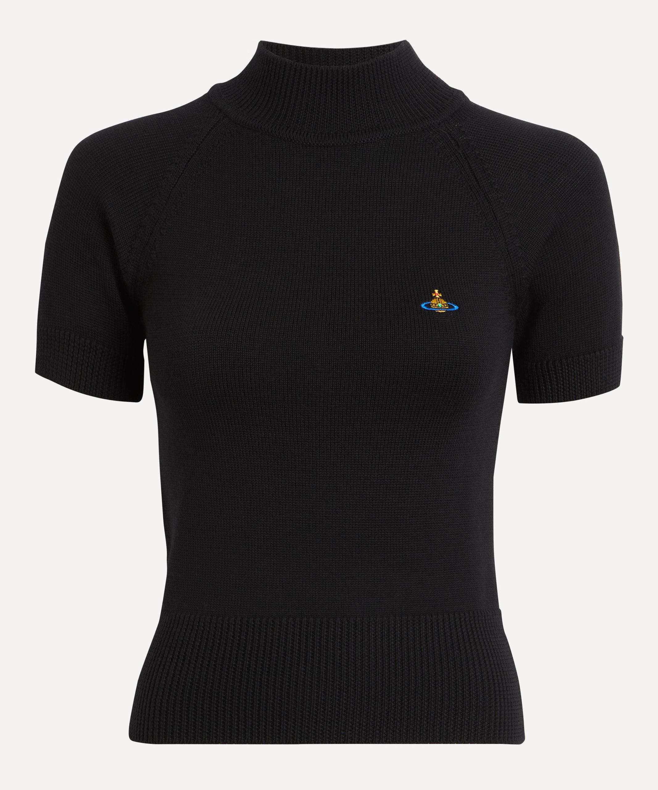 Vivienne Westwood Black Bea Turtleneck Top