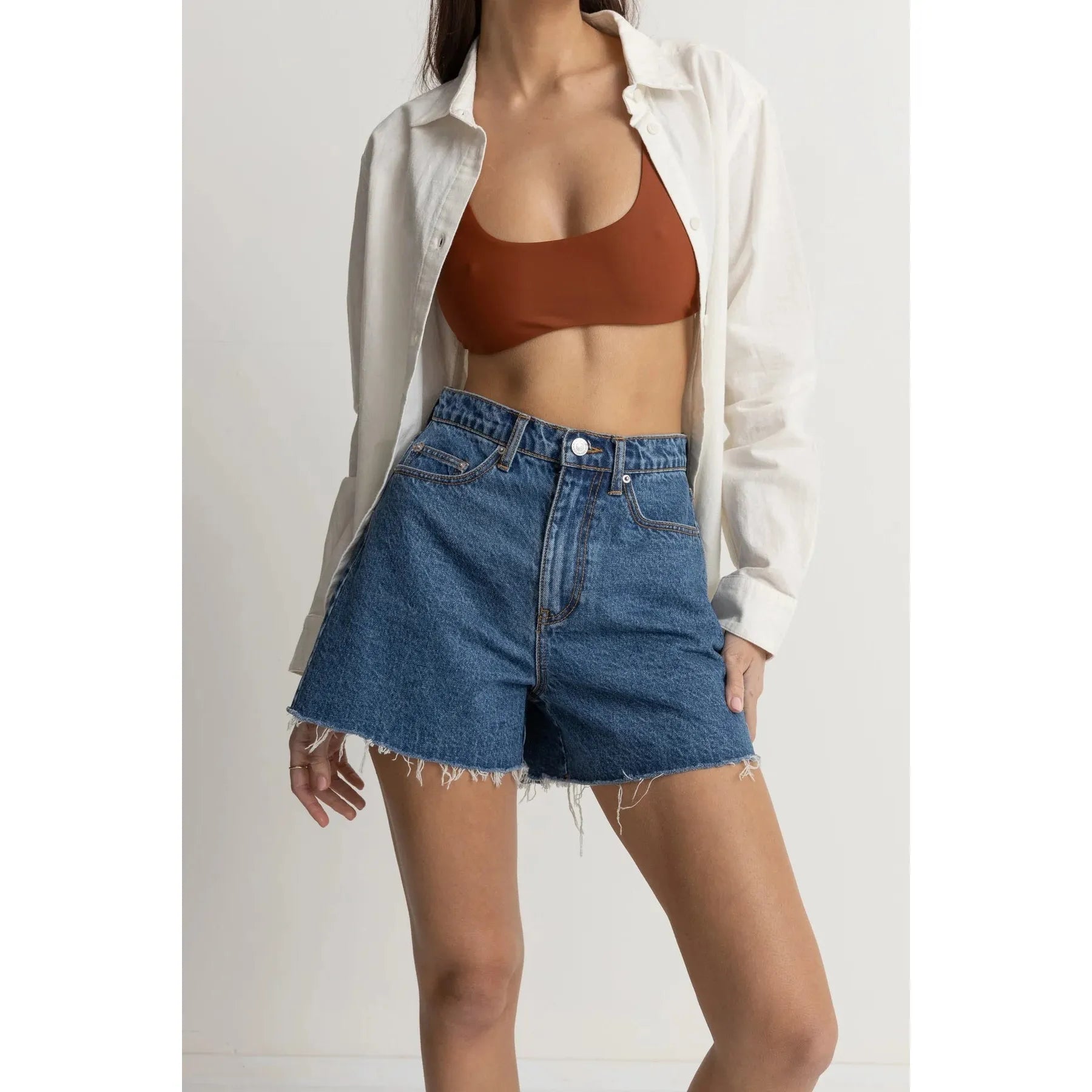 Rhythm Staple Denim Short - Dark Blue