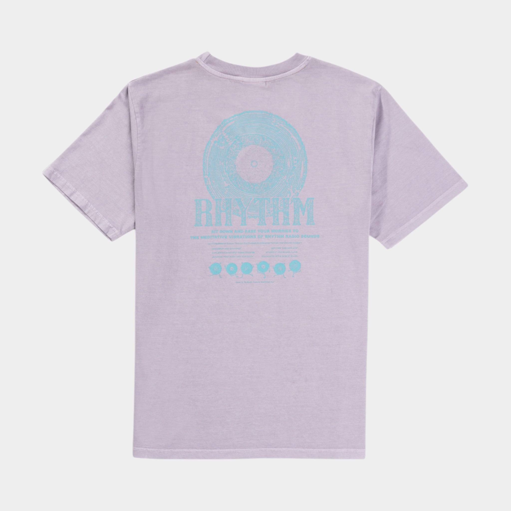 Rhythm Record Vintage Short Sleeve T-Shirt - Plumb