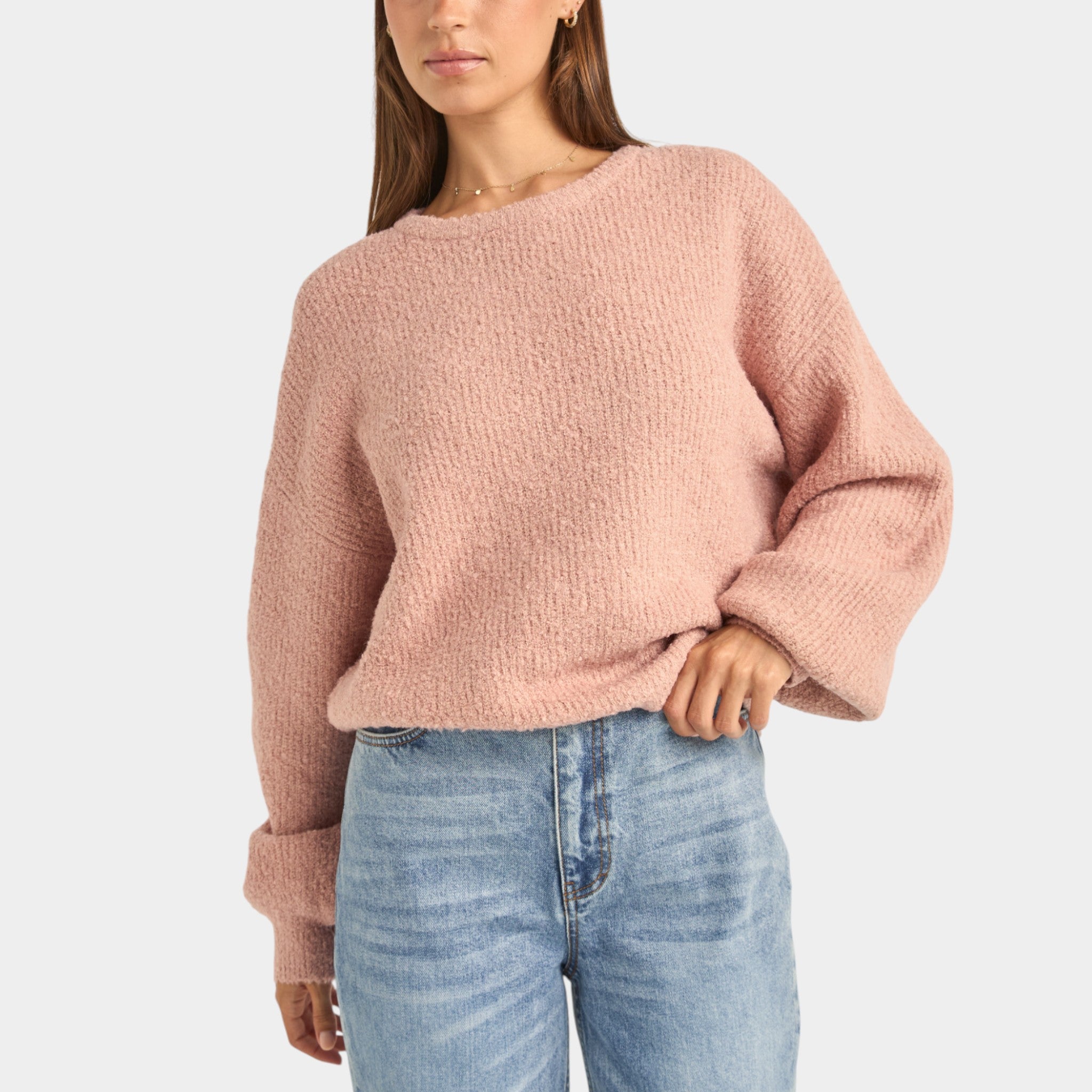 Rhythm Women's Quinn Knit Jumper - Pink