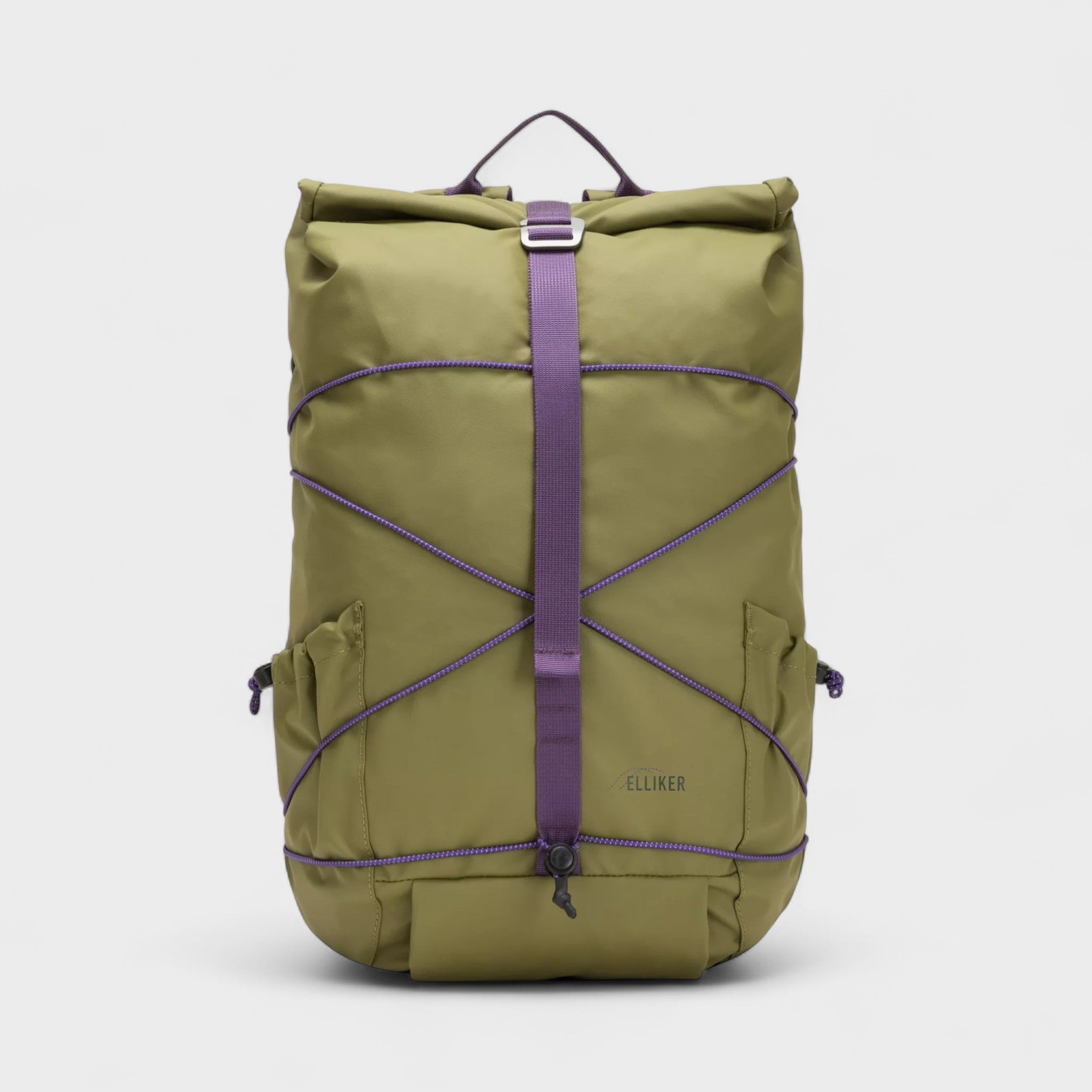 Elliker Dayle Roll Top Backpack - Khaki