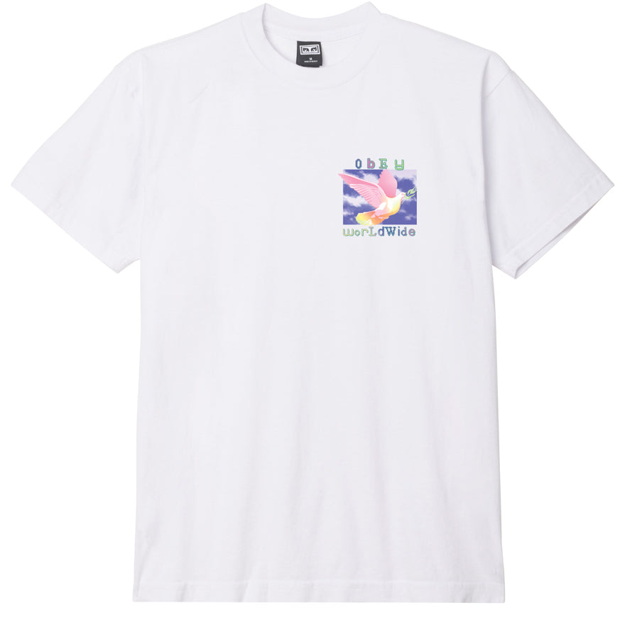 OBEY Dove Of Peace T-Shirt - White