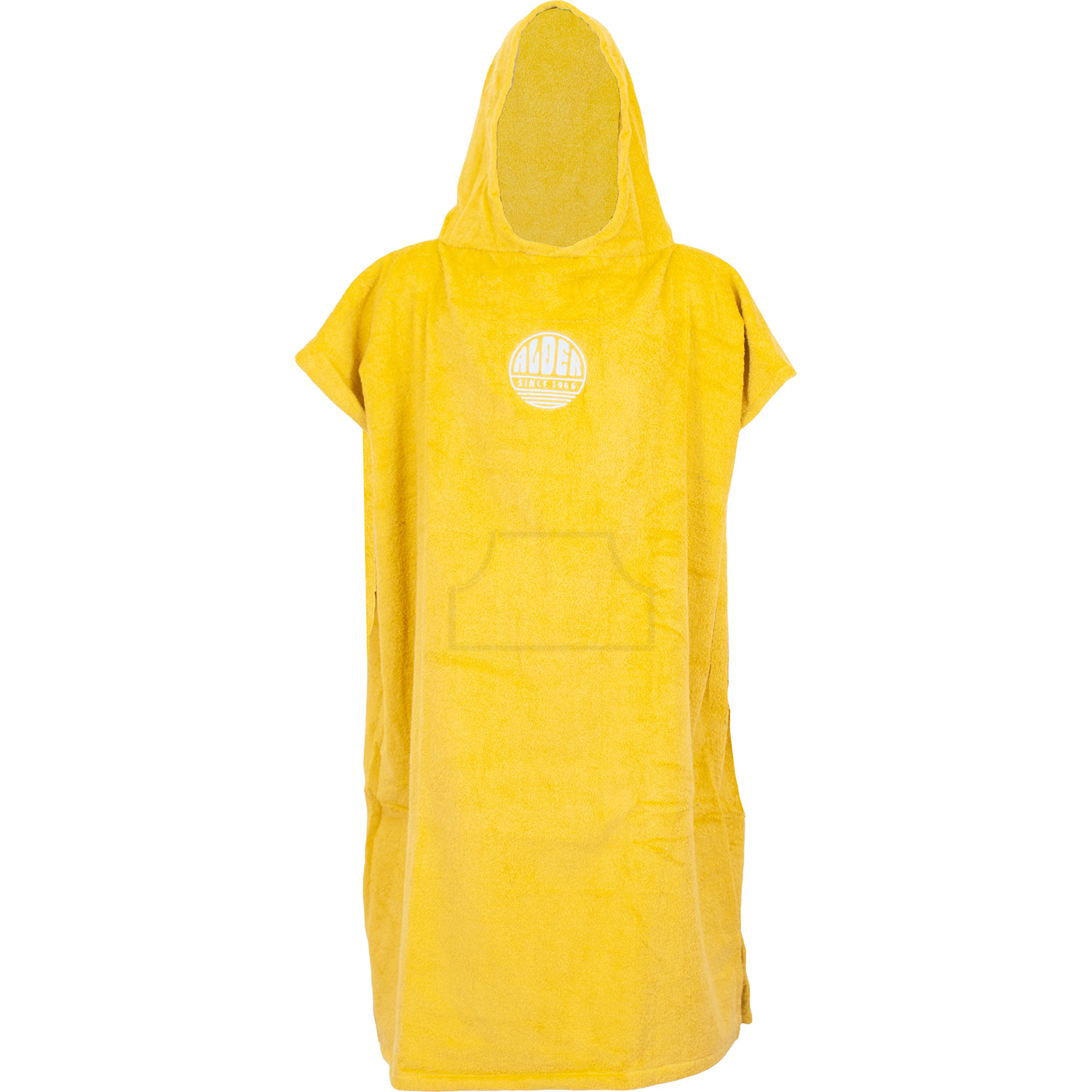 Alder Junior Terry Cotton Poncho Changing Robe - Mustard