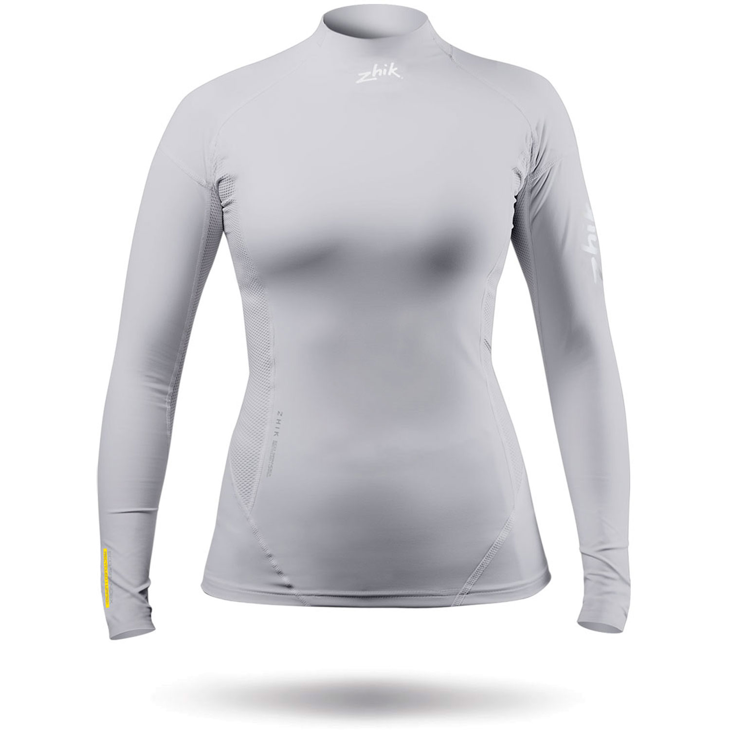 Zhik Womens ECO Spandex Rash Guard Long Sleeve - Platinum