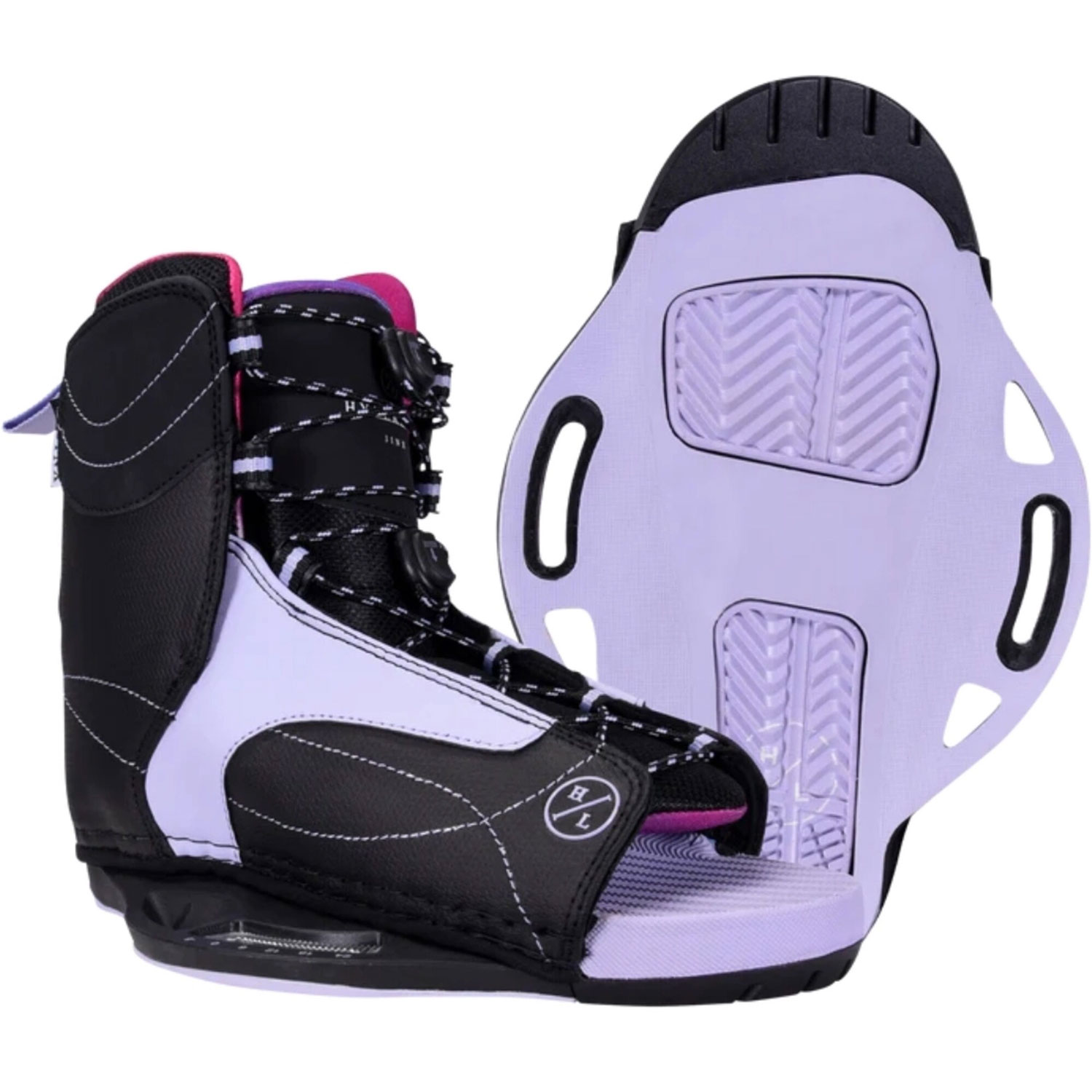 Hyperlite Jinx OT Womens Wakeboard Boots / Bindings - Purple