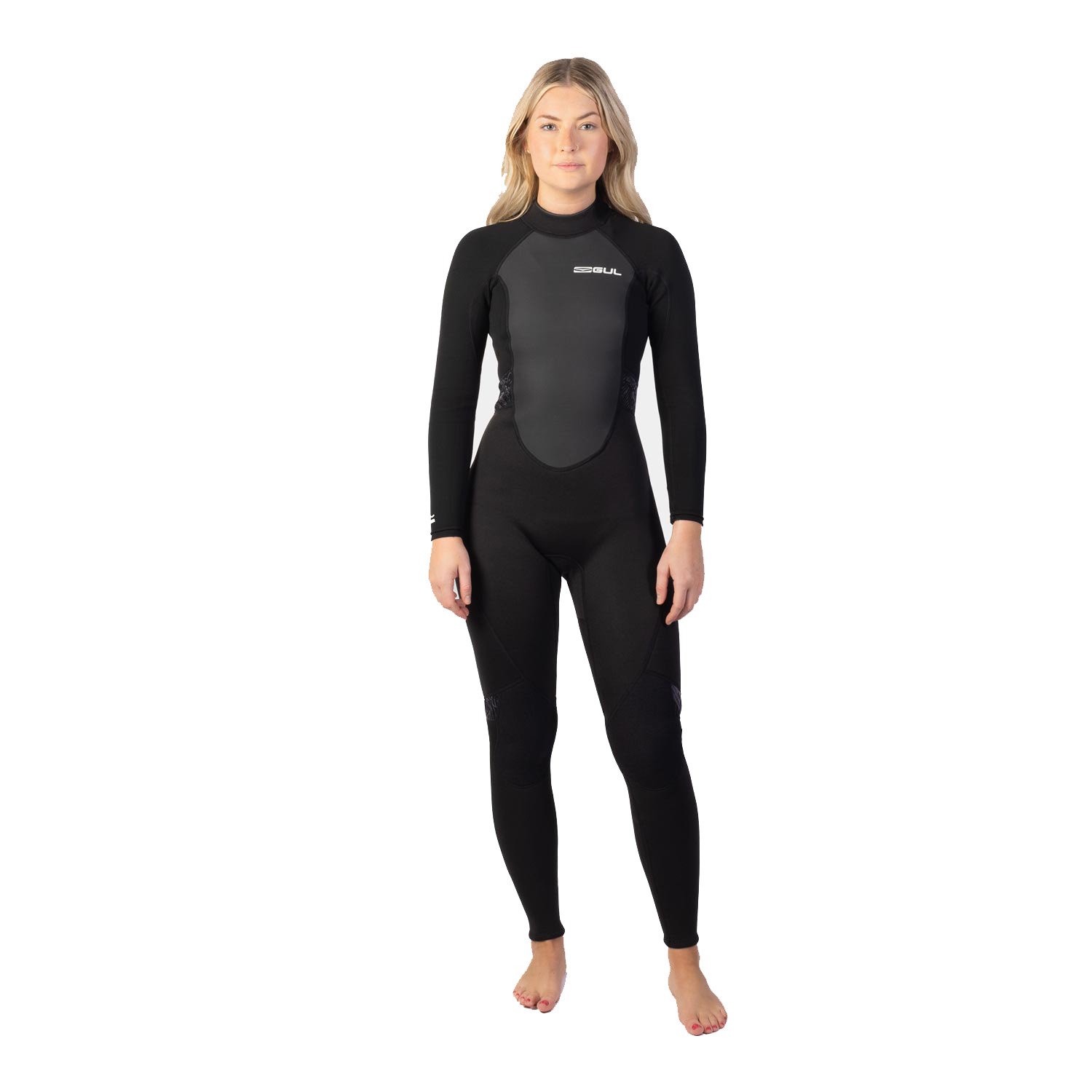 Gul Womens Response 3/2mm Flatlock Fullsuit Wetsuit - Black