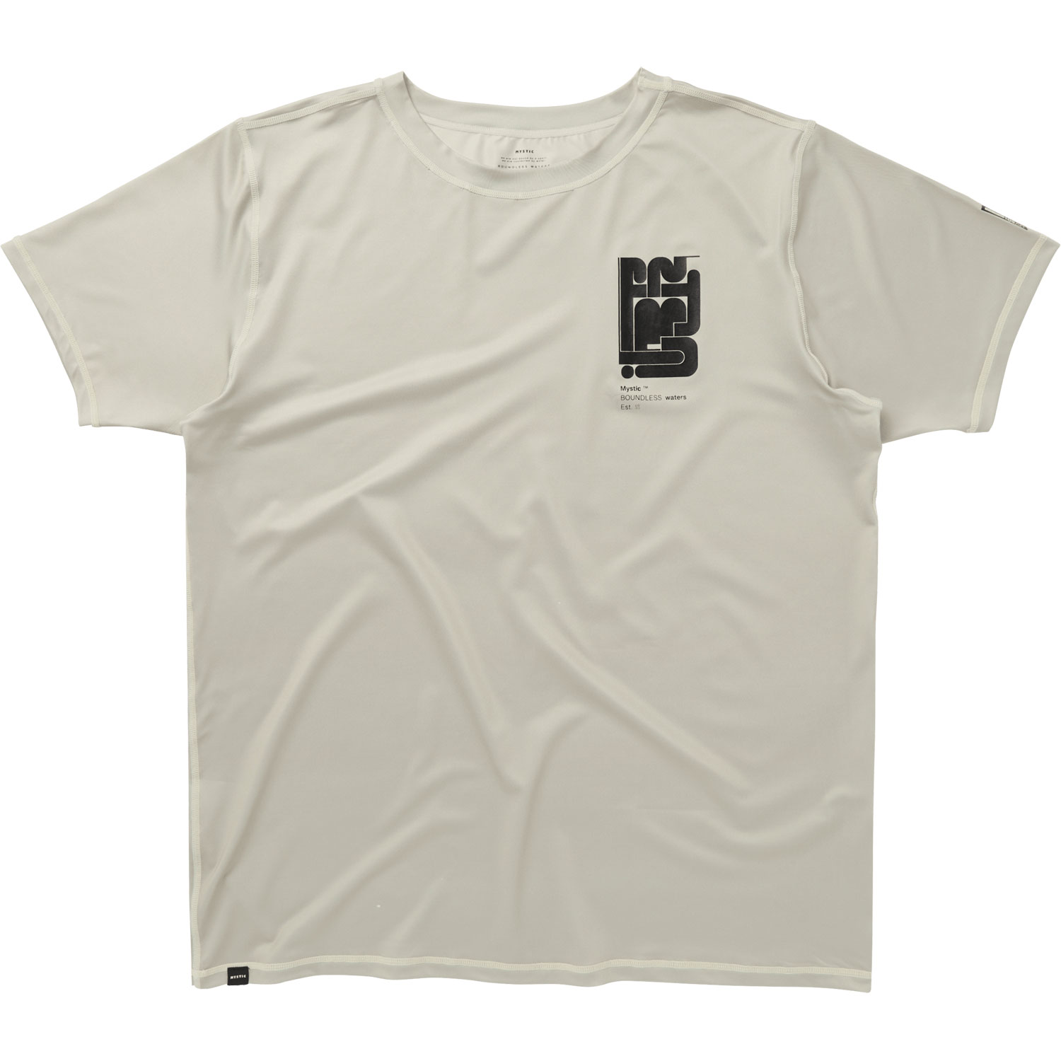 Mystic Boarding Short-Sleeve Rashvest - Sand