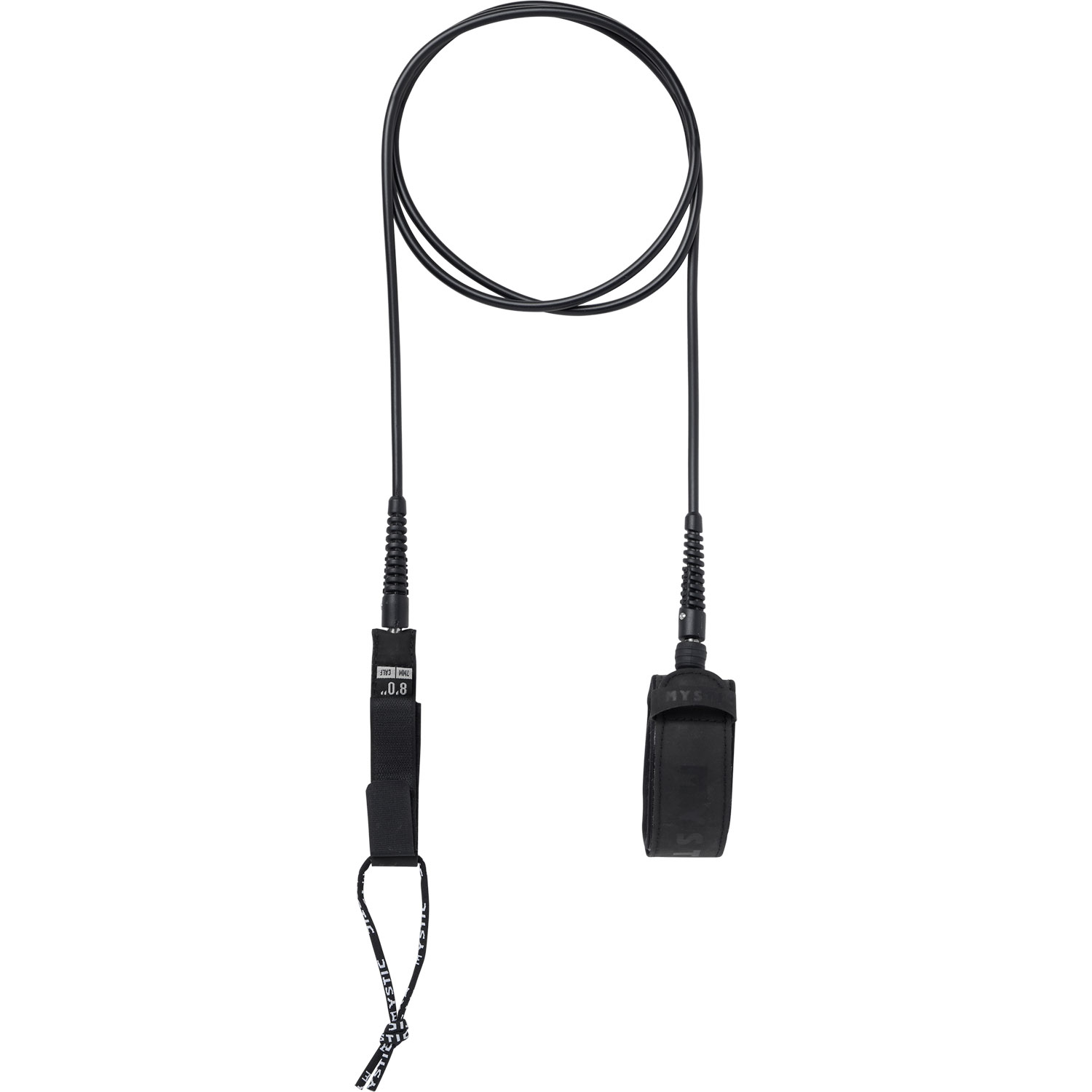 Mystic Surf Board Ankle Leash - Black