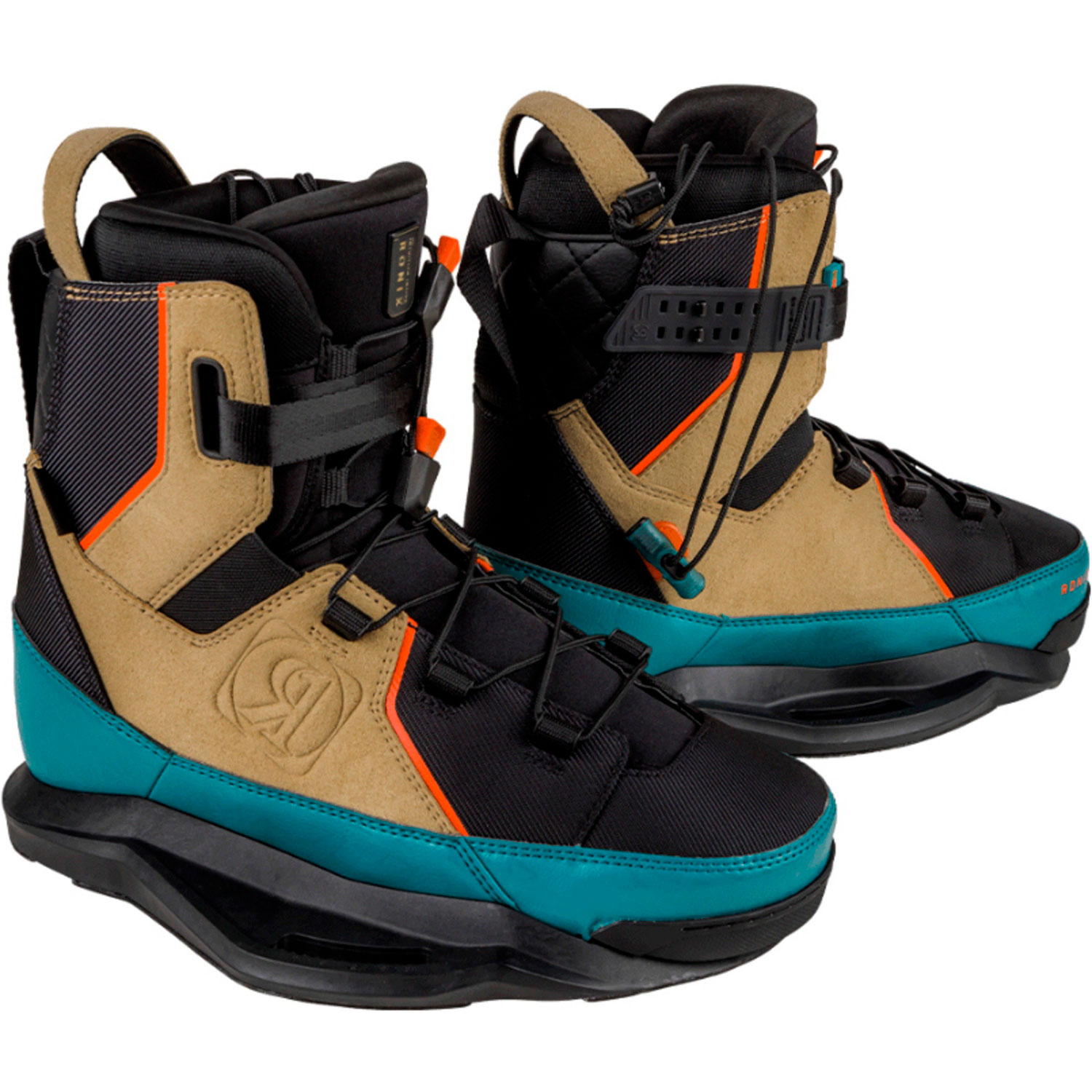 Ronix Atmos EXP Wakeboard Boots - Desert/Moss/Ocean