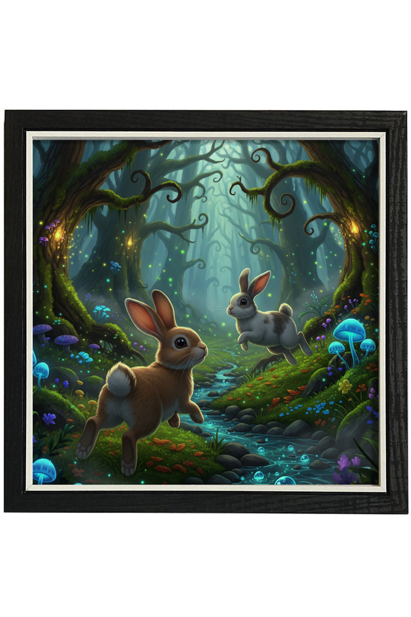 Oakhart Metallic Mystic Rabbits Picture