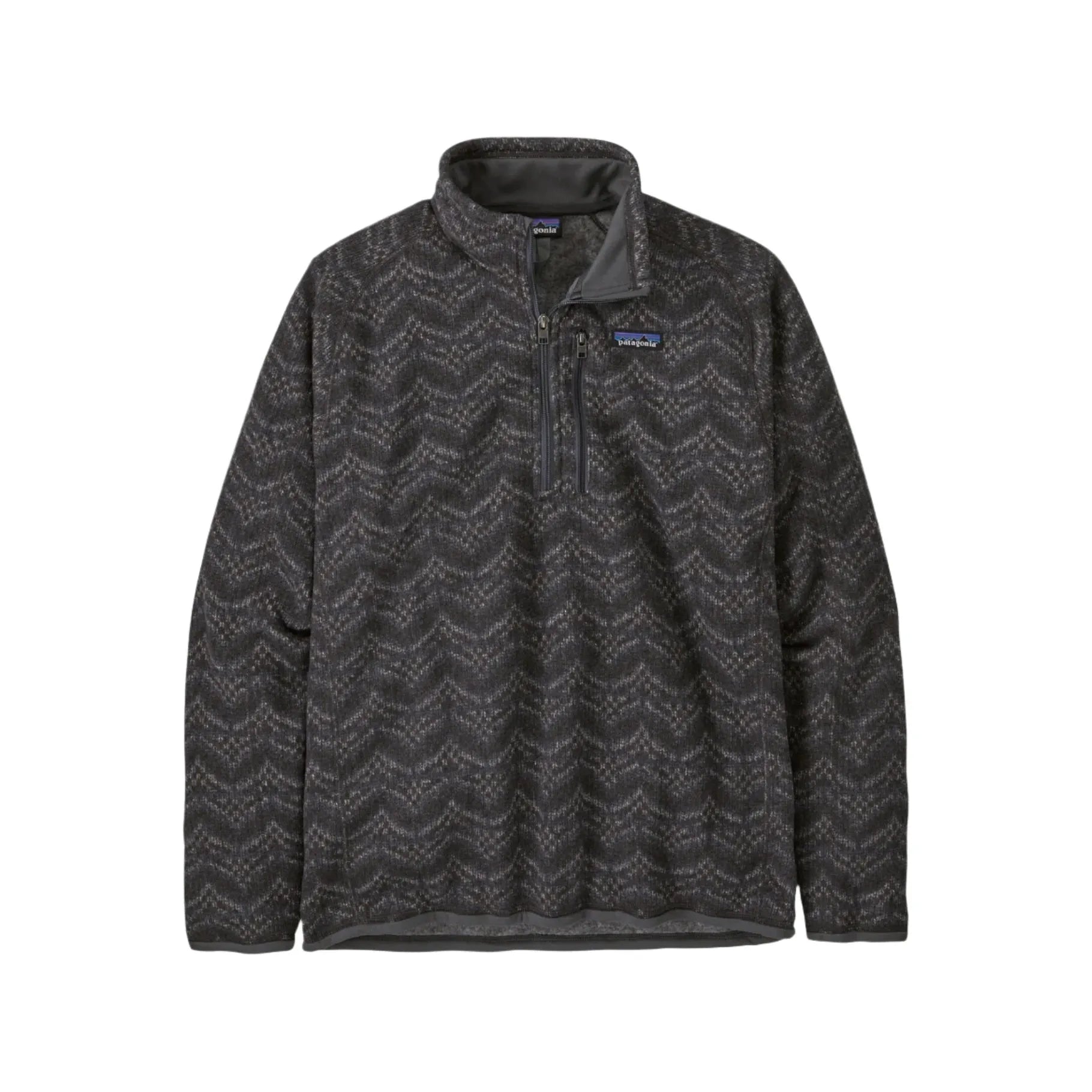Patagonia Better Sweater 1/4 Zip Fleece - Island Escape : Forge Grey