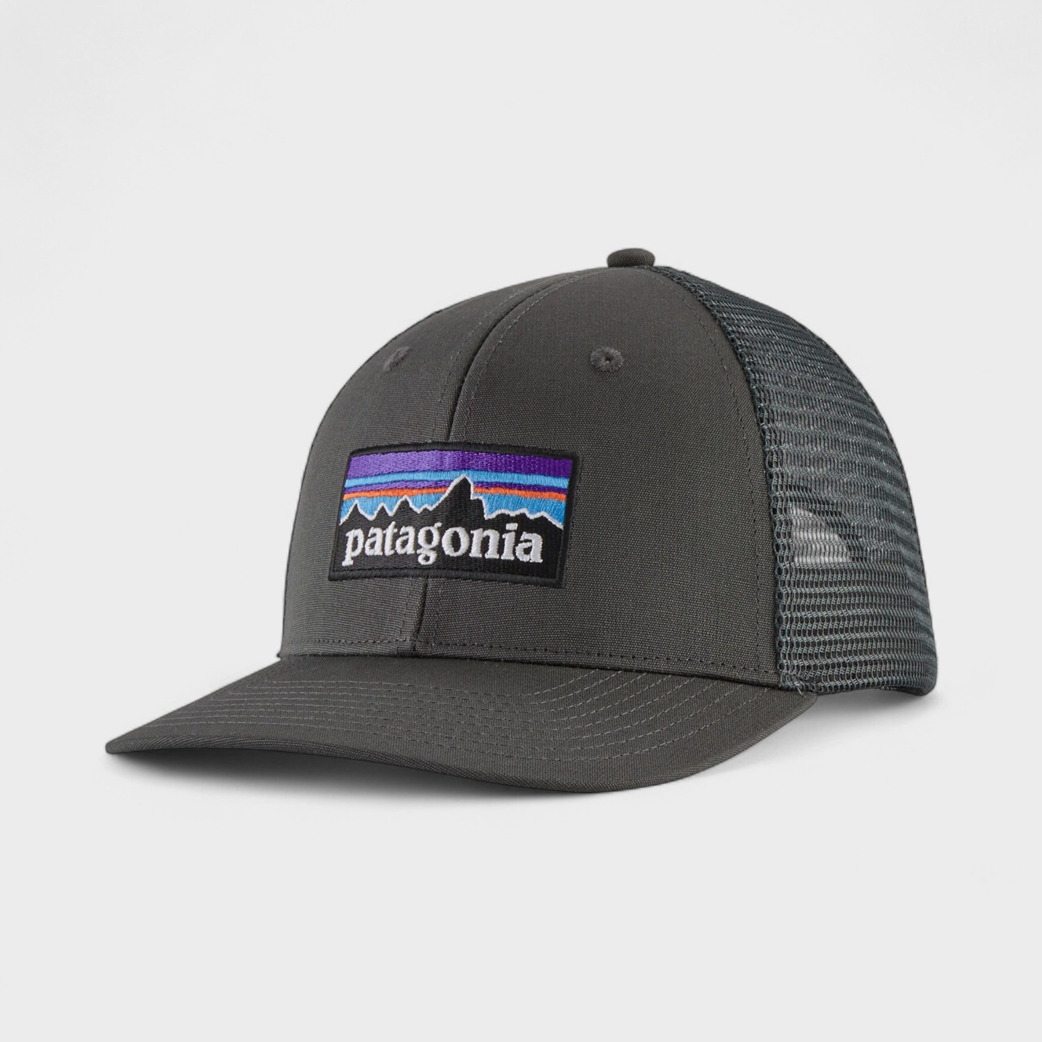 Patagonia P-6 Logo Trucker Hat - Forge Grey