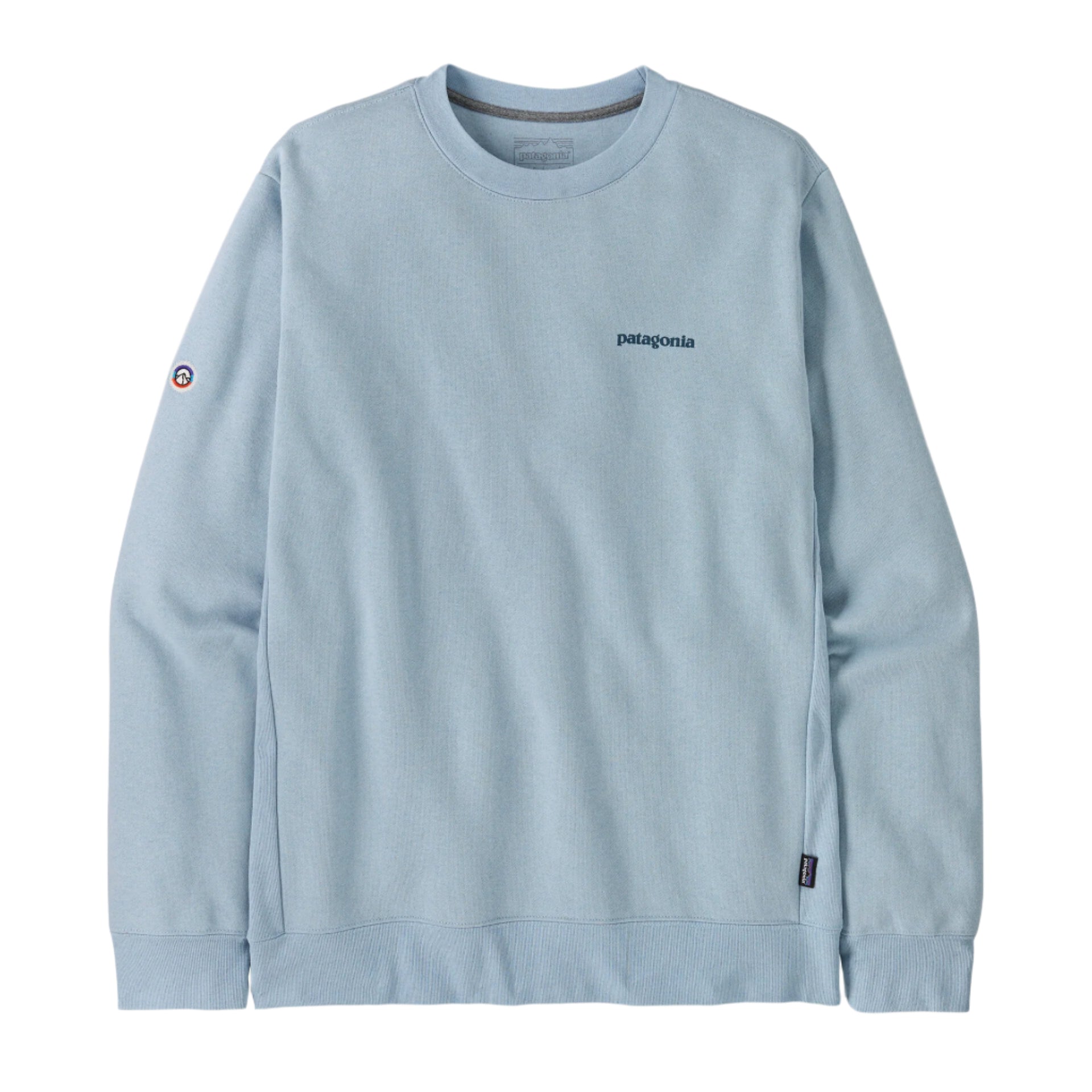 Patagonia Fitz Roy Icon Uprisal Crew Sweatshirt - Fleck Blue