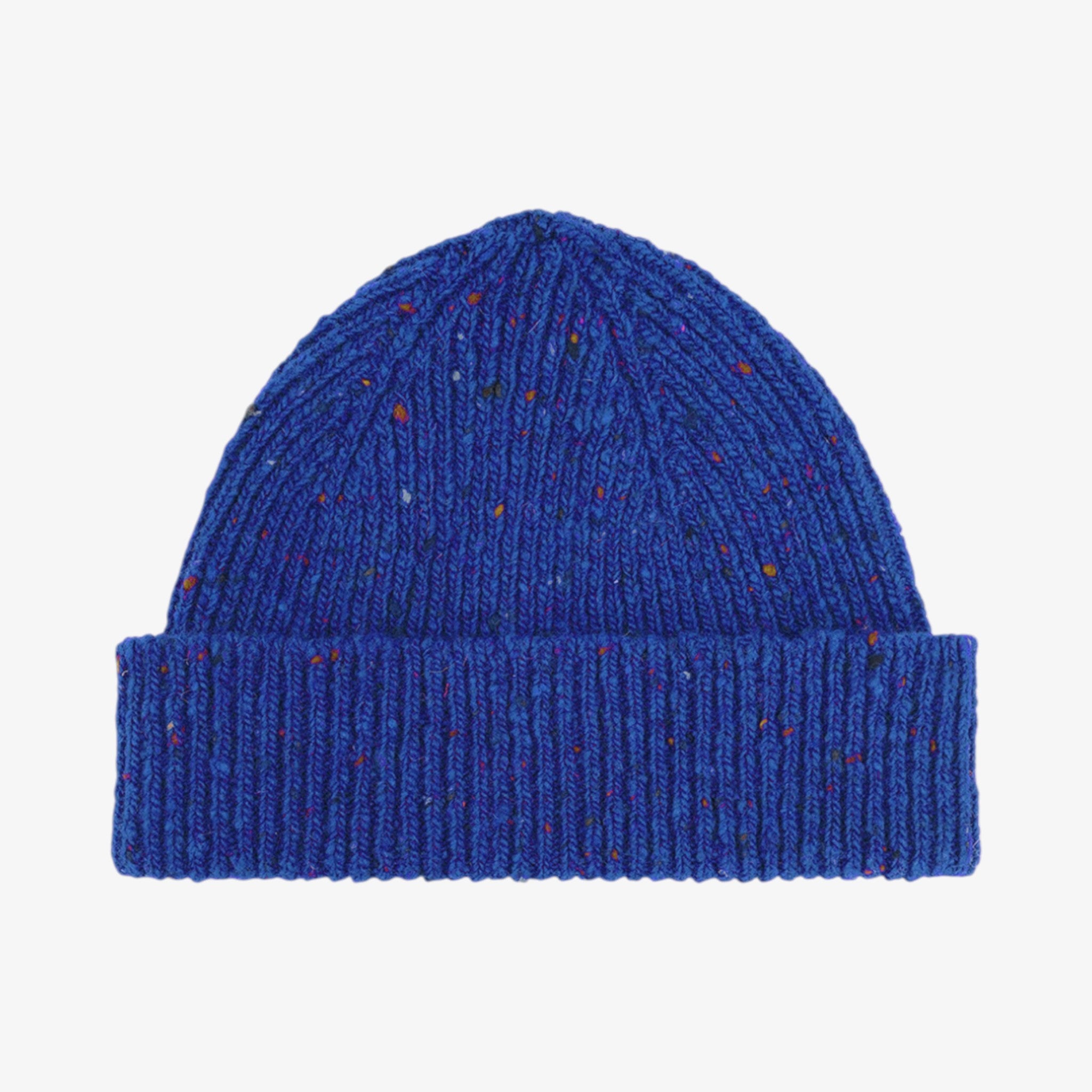 Uskees 4003 Speckled Donegal wool hat - Ultra Blue