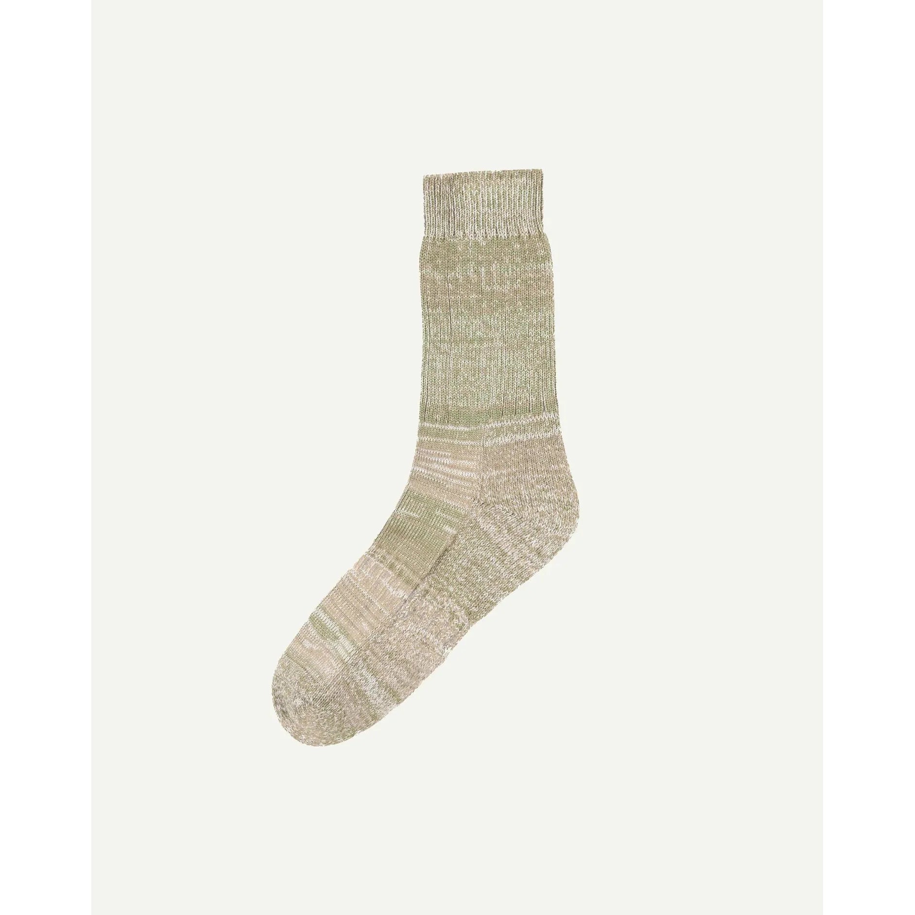 USKEES #4006 ORGANIC COTTON SOCKS - KHAKI MIX