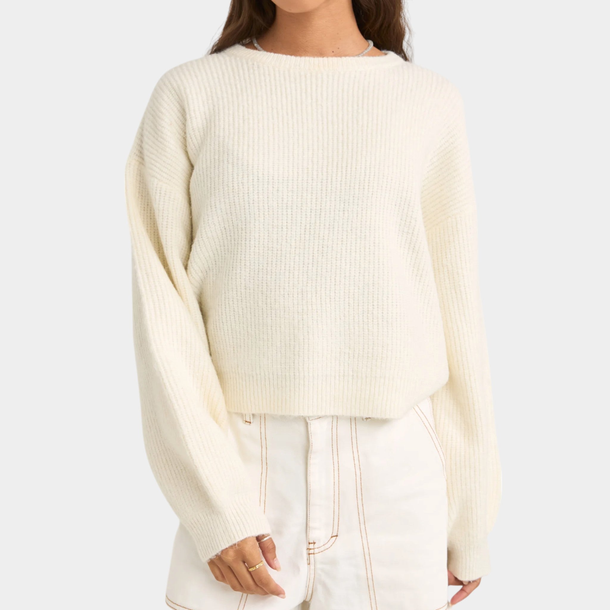 Rhythm Women's Noni Knit Jumper - Ivory