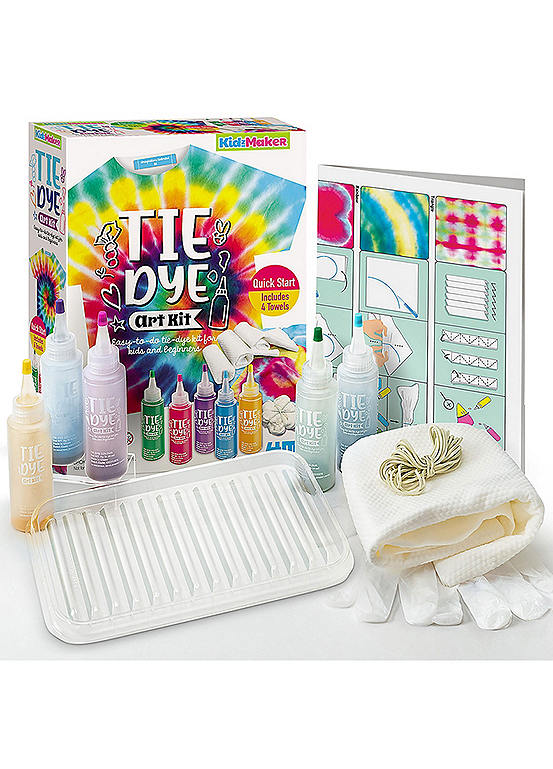 4M KidzMaker Tie Dye Art Kit Craft Set