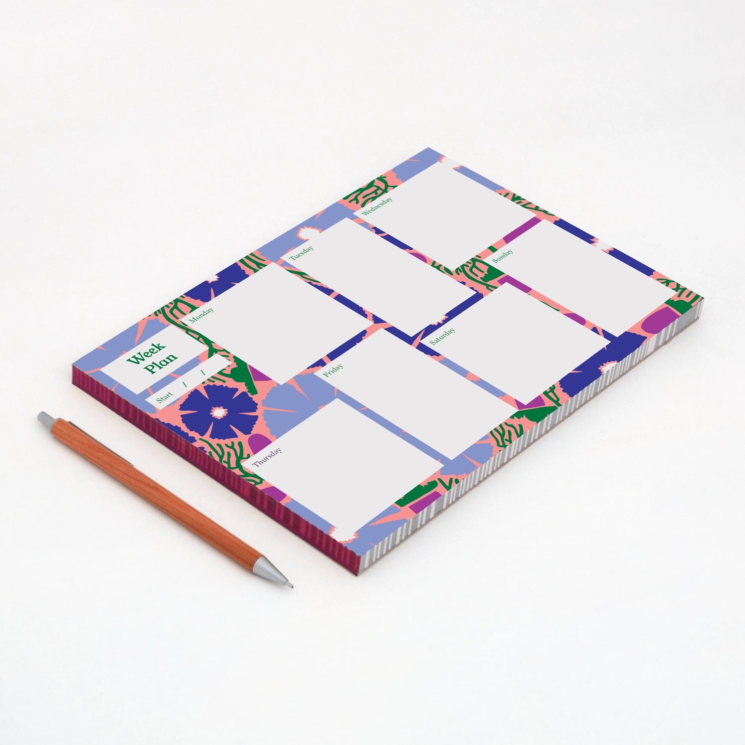 Wald A5 Week Planner - Blumen