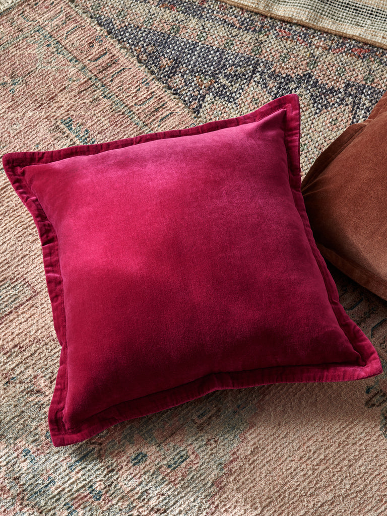 Washed Velvet Cushion