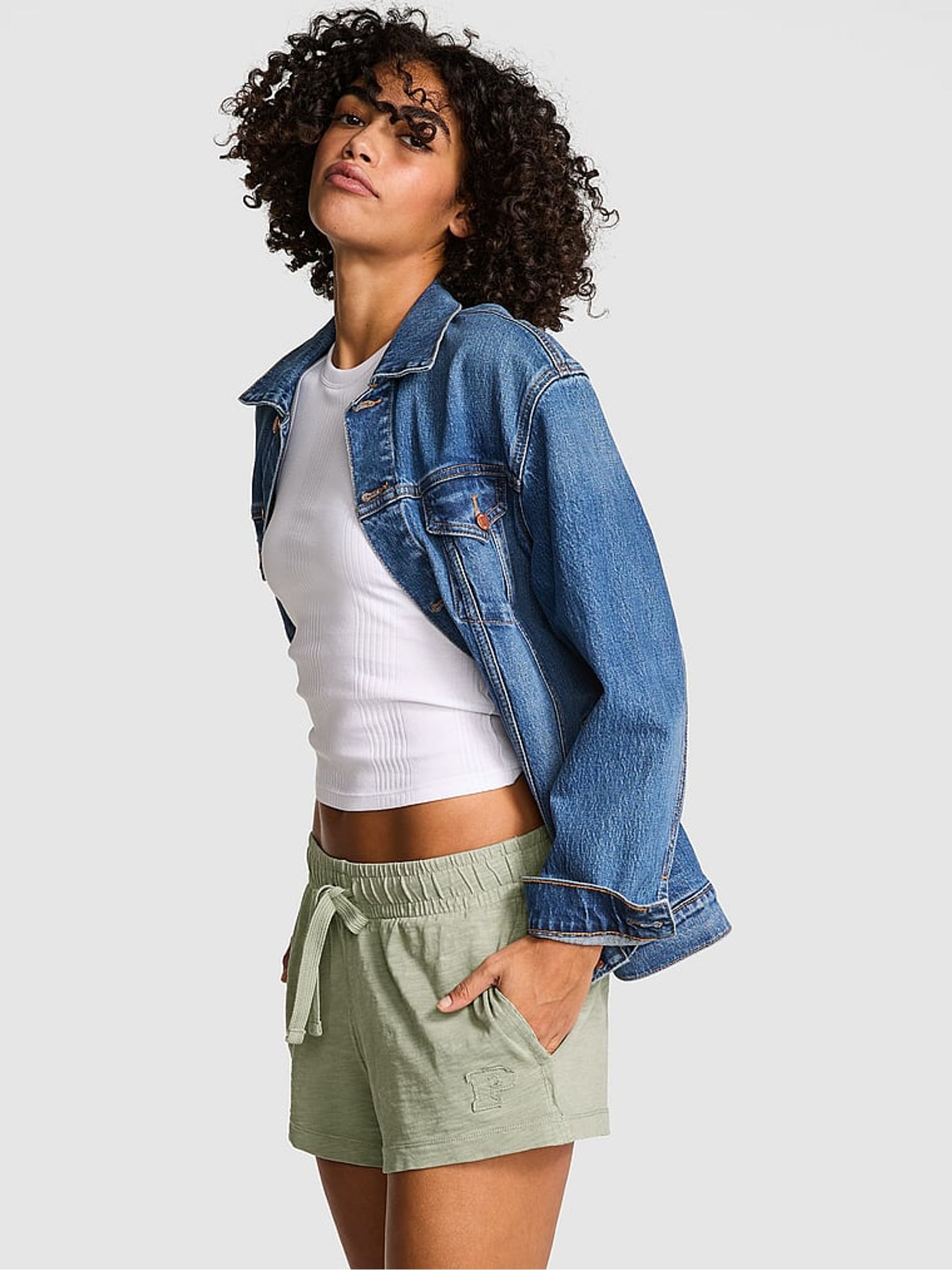 Green Garden Jersey Shorts