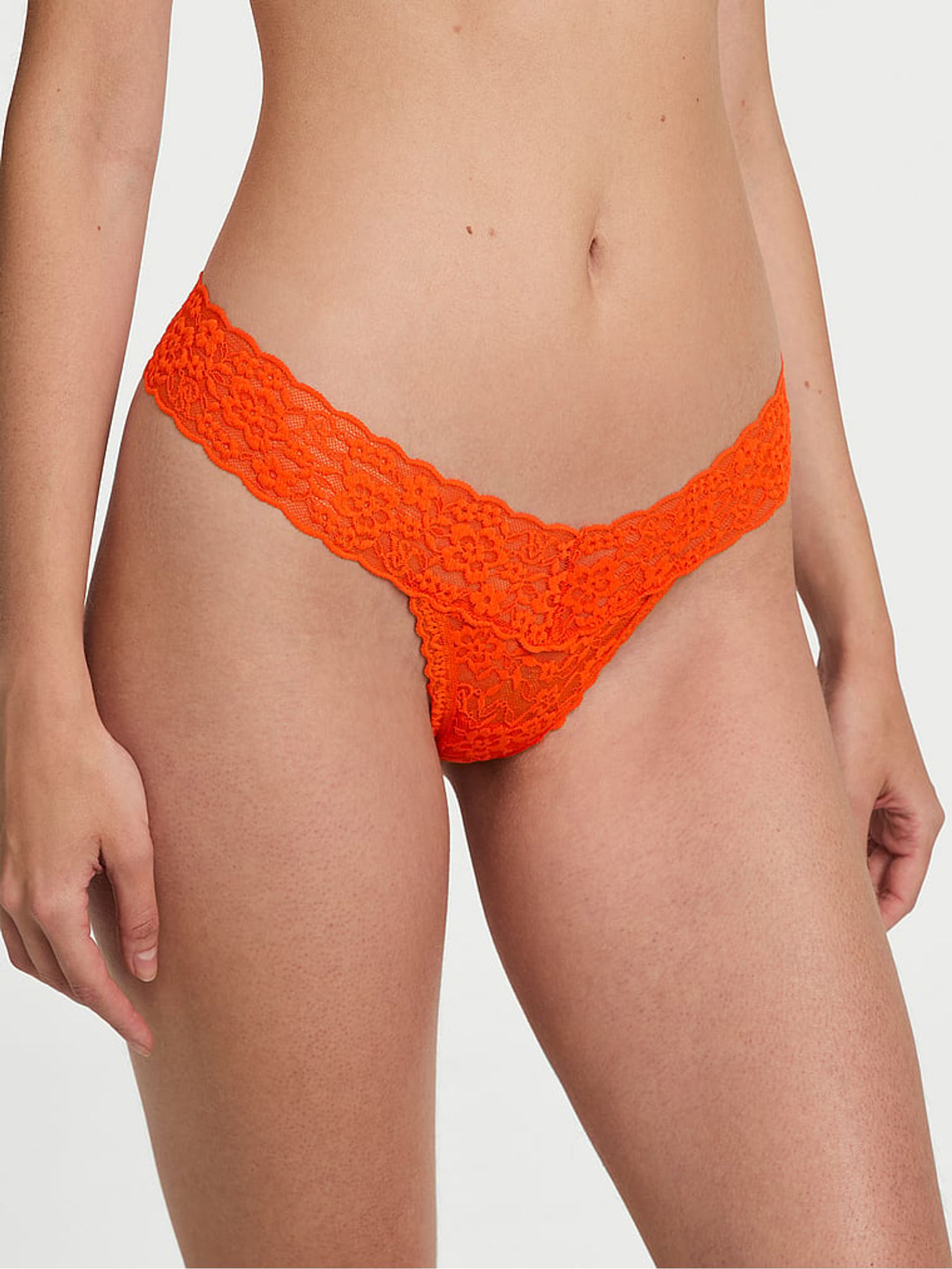 Wild Orange Thong Knickers