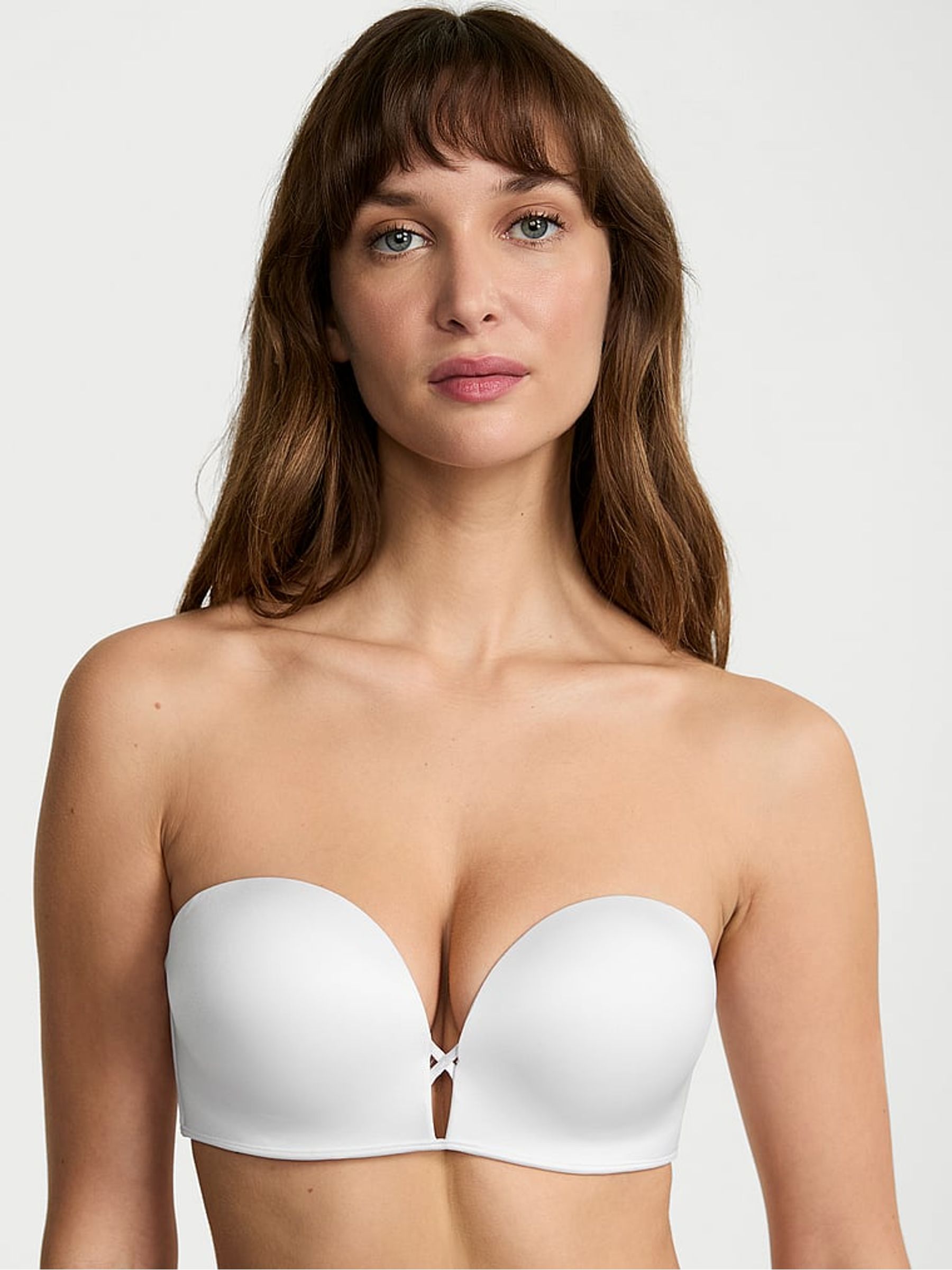 White Strapless Bombshell Bra