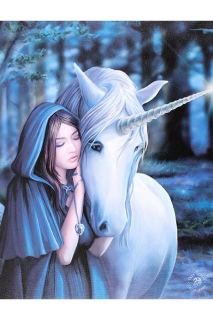 Anne Stokes Solace Unicorn Picture