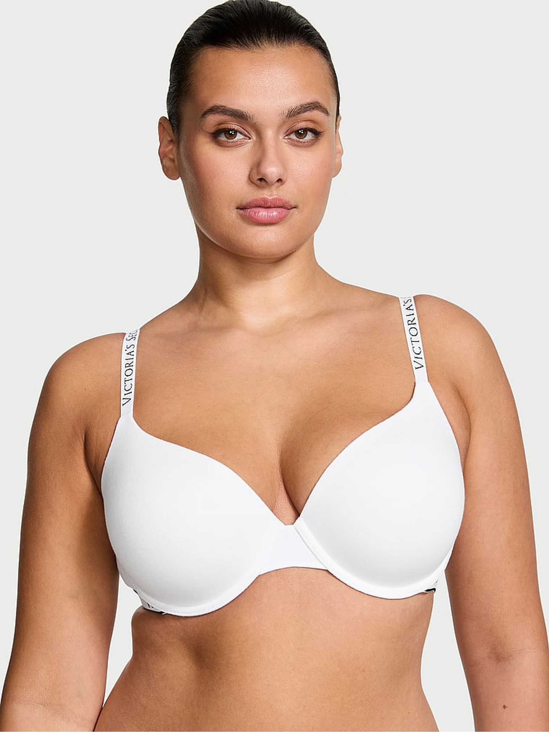 White Demi Lightly Lined Bra
