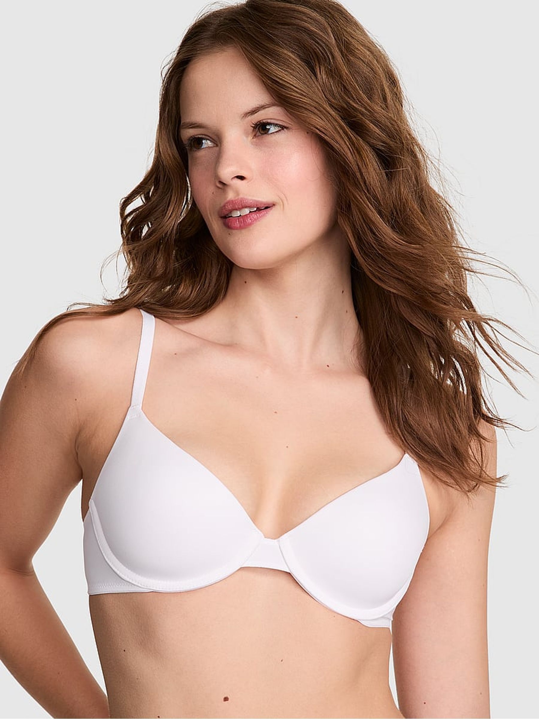 White T Shirt Bra