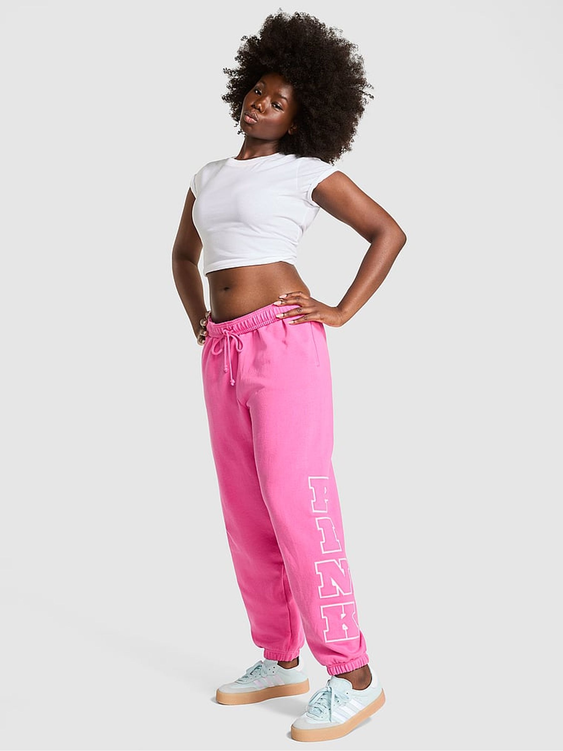 Pink Gossip Cuffed Joggers