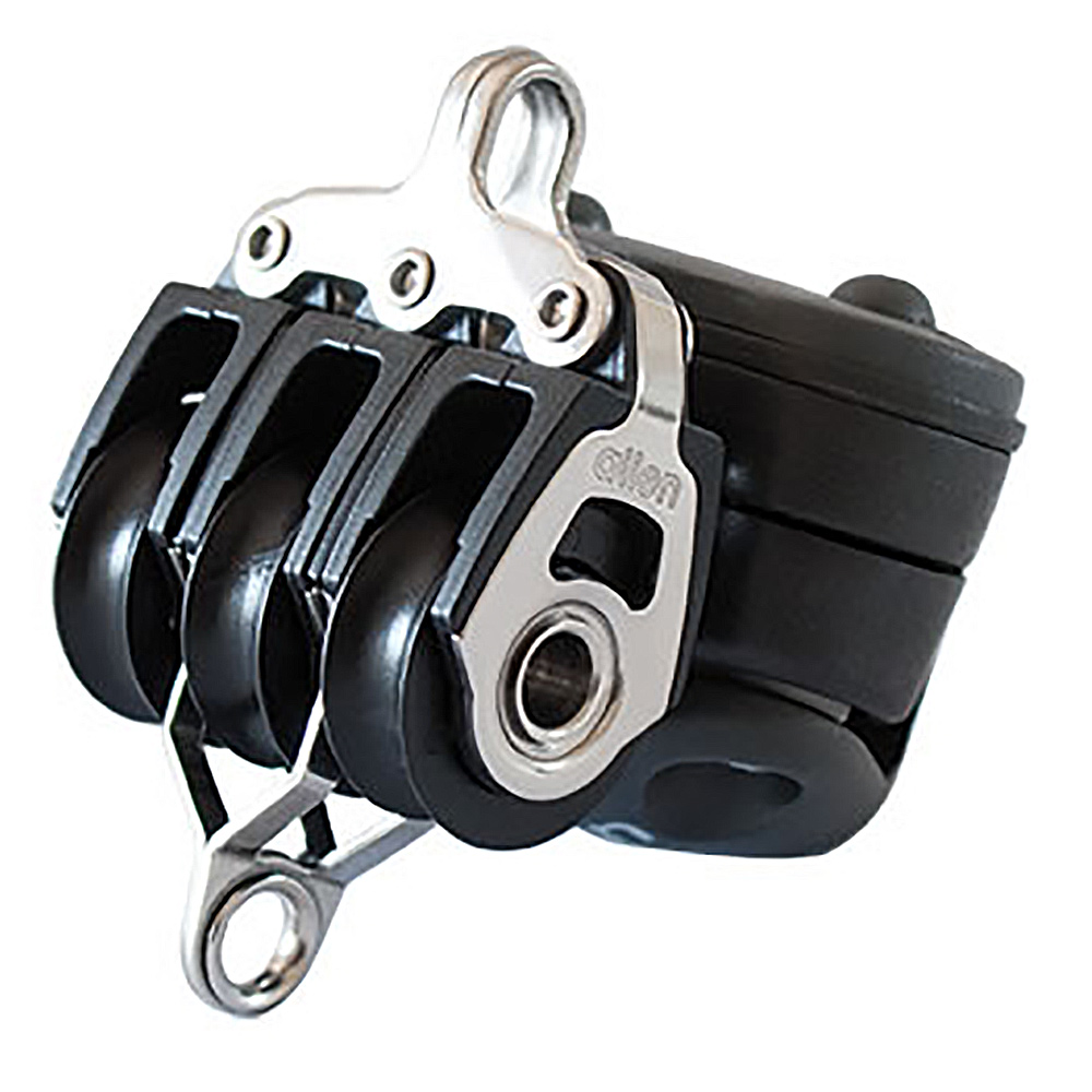 Allen Brothers A-677 20mm Triple Dynamic Block with Becket & Cleat