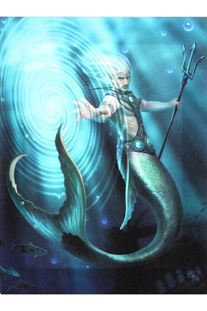 Anne Stokes Water Element Wizard Picture