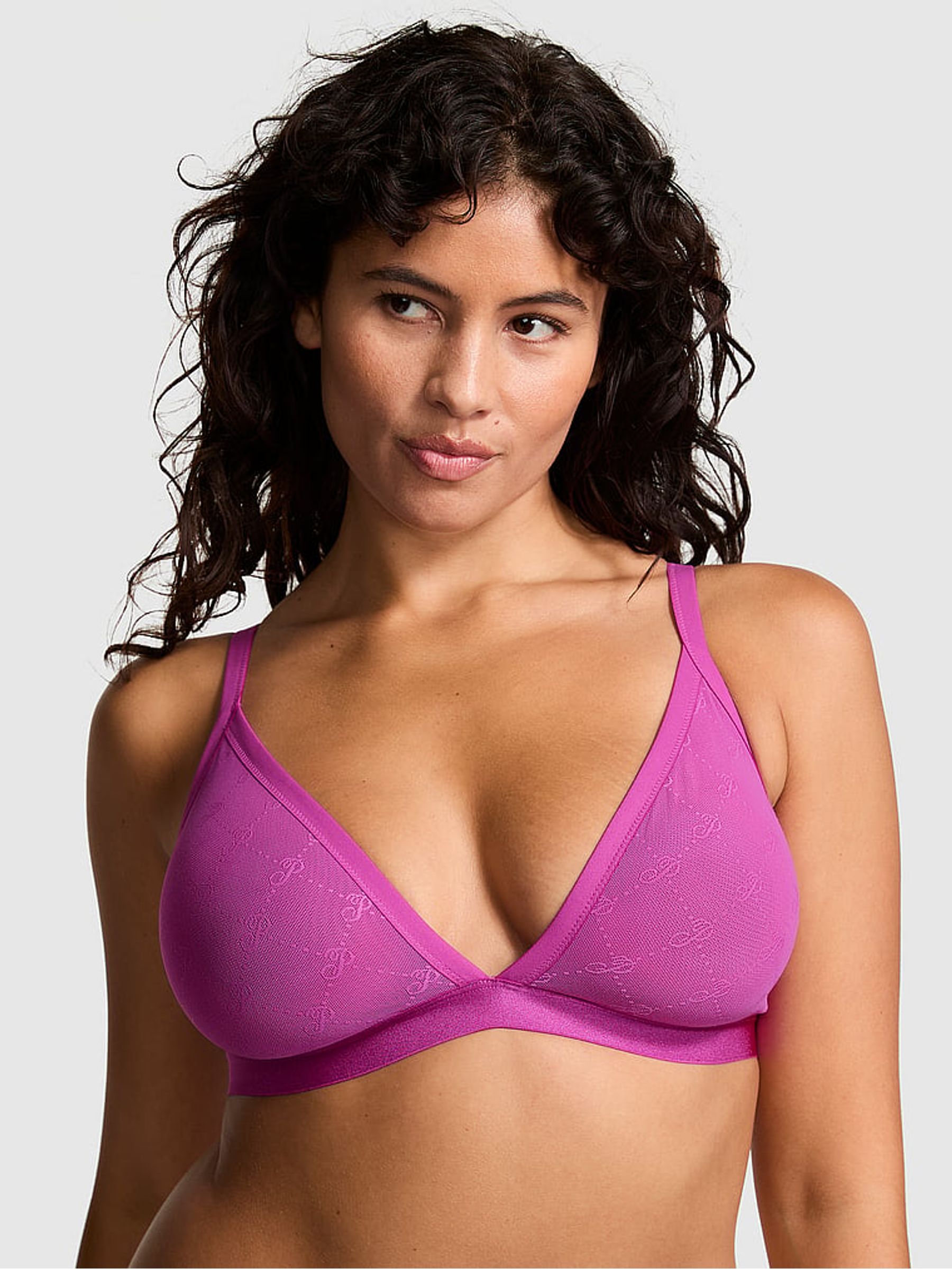 Berry Bliss Purple Triangle Bralette