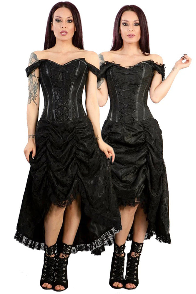 Burleska Passion Corset Dress Black