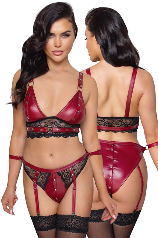 Cottelli Bondage Red Set