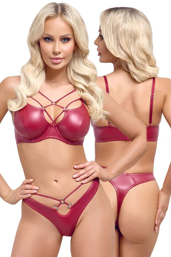 Cottelli Lingerie Red Bra Set