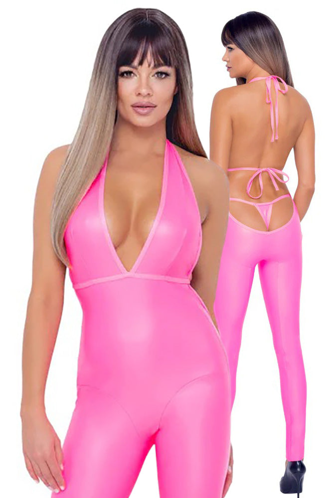 Cottelli Party Pink Jumpsuit