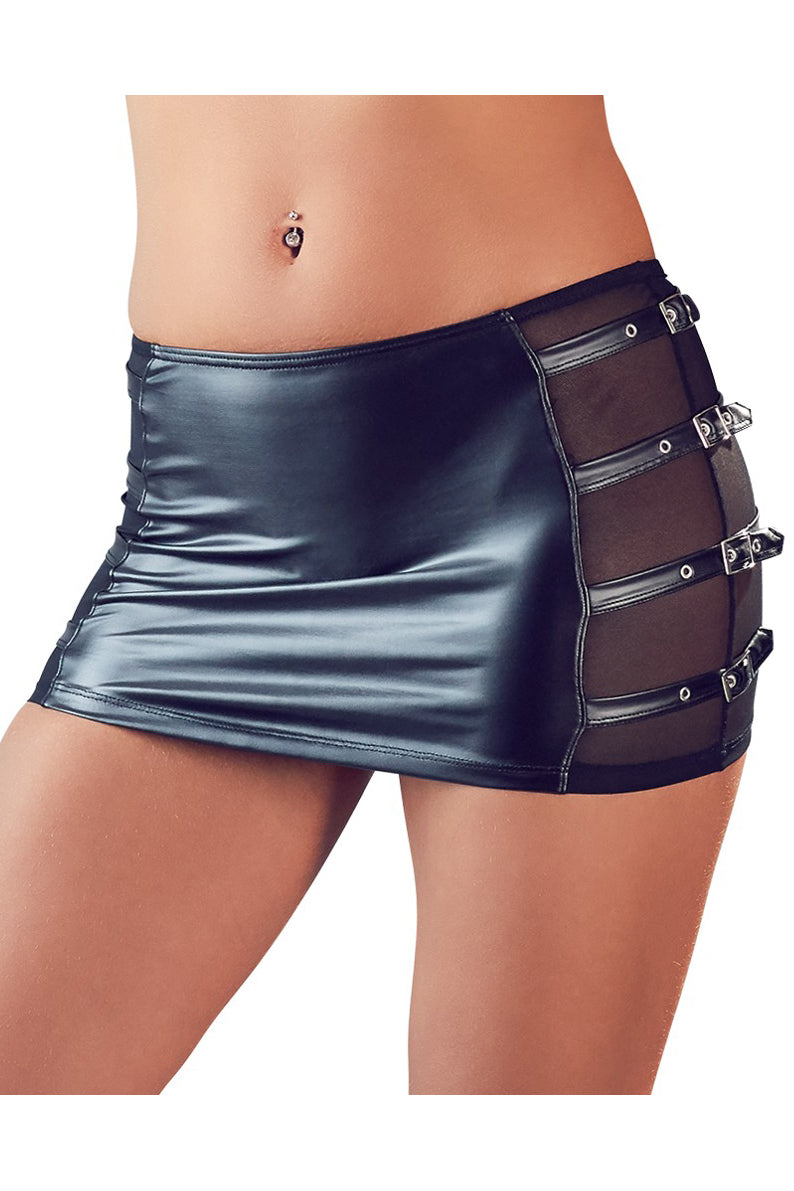 Cottelli Party Mini Skirt with Buckles
