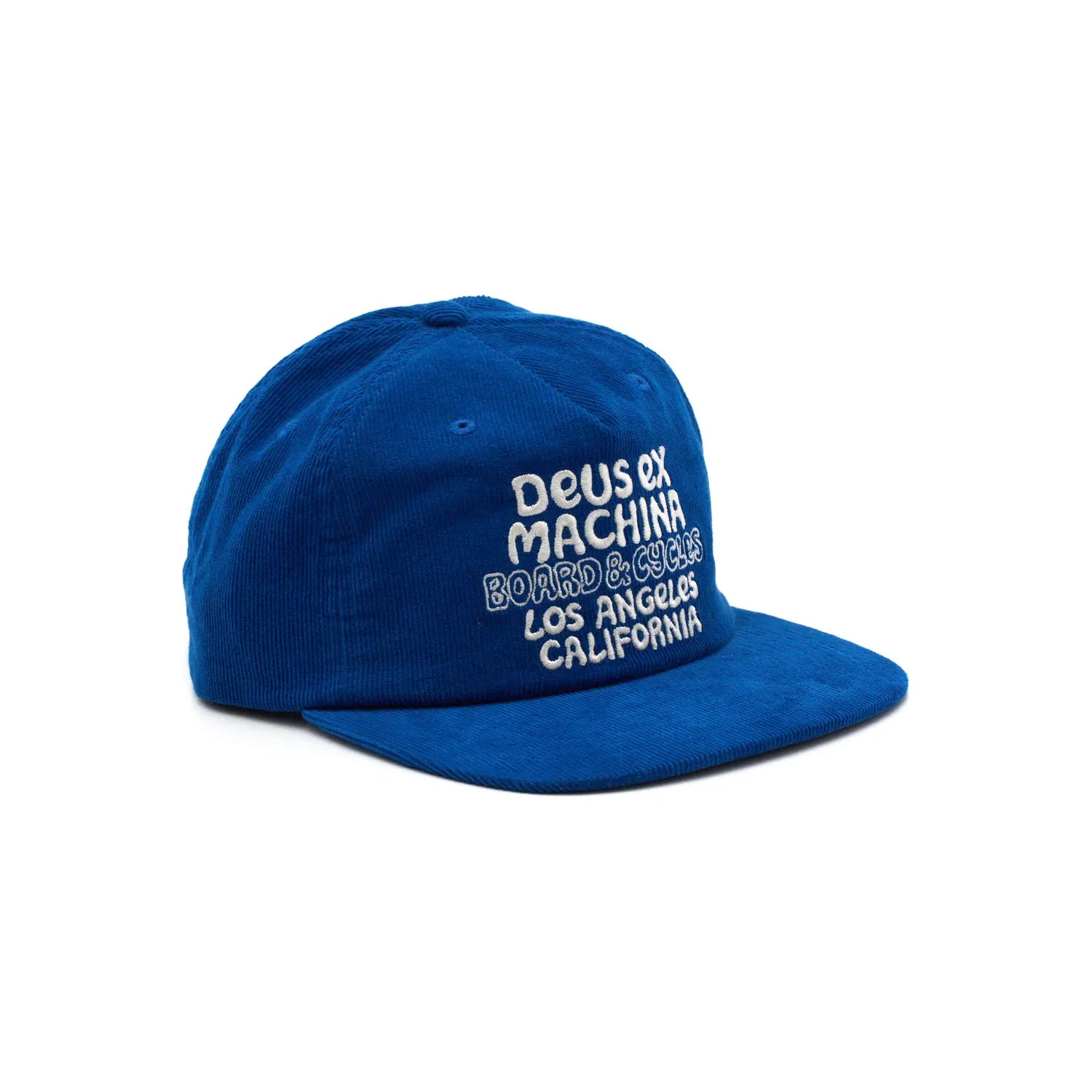 Deus Ex Machina 'Squeak Cord Cap' - Bright Cobalt