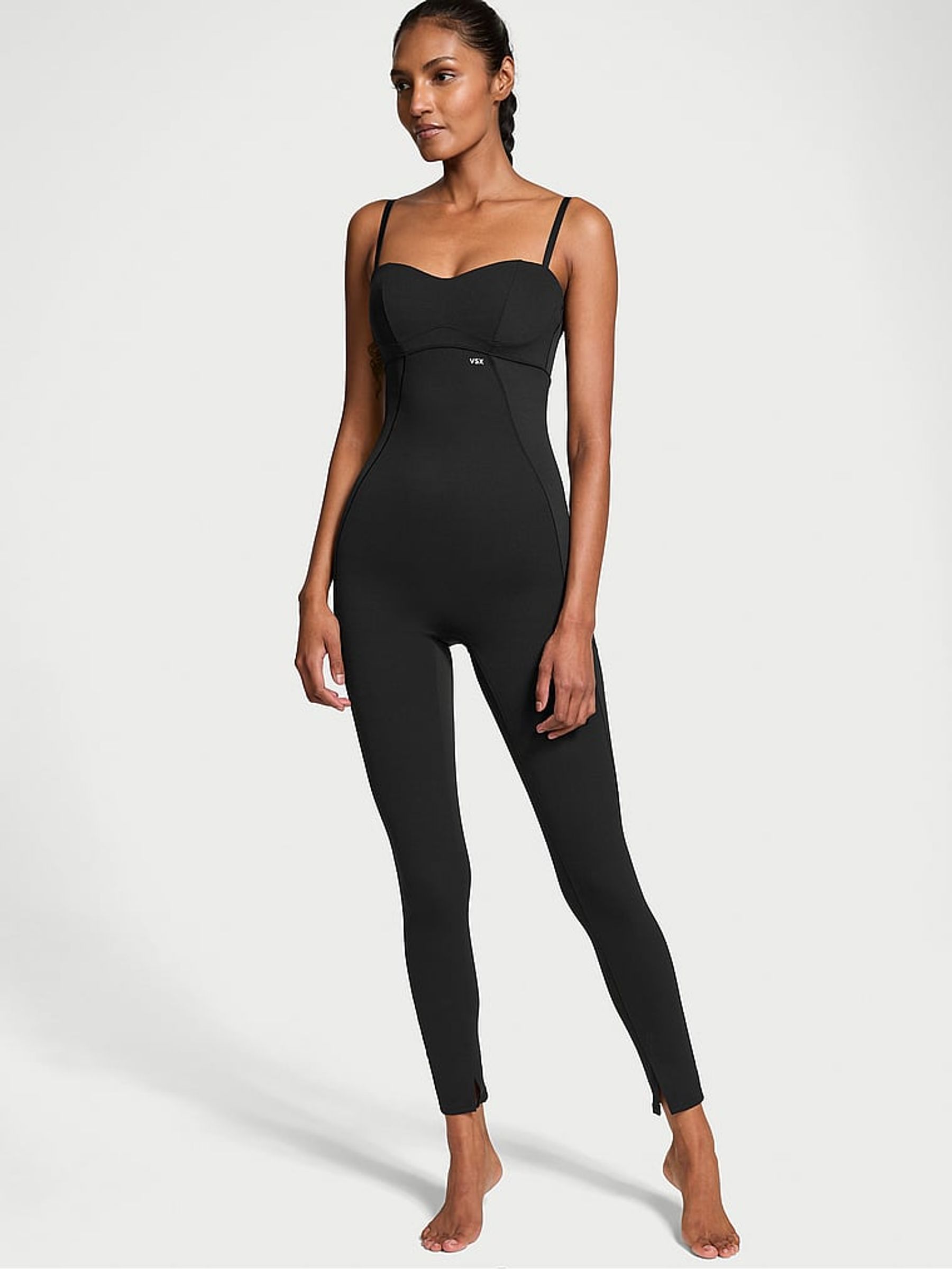 Black Elevate™ Balconette Jumpsuit