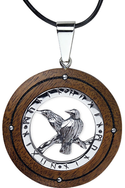 Echt etNox Odins Raven Pendant