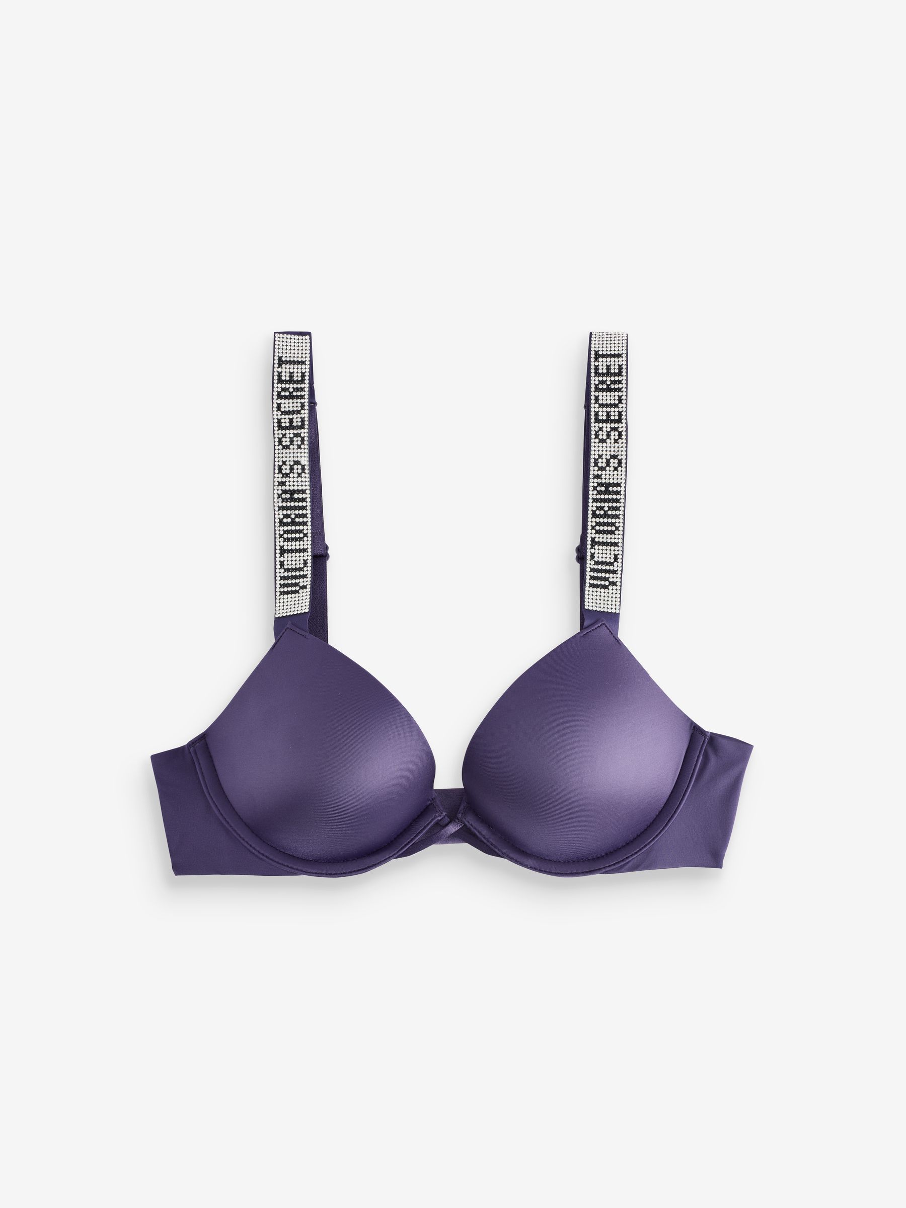 Valiant Purple Push Up Shine Strap Bra