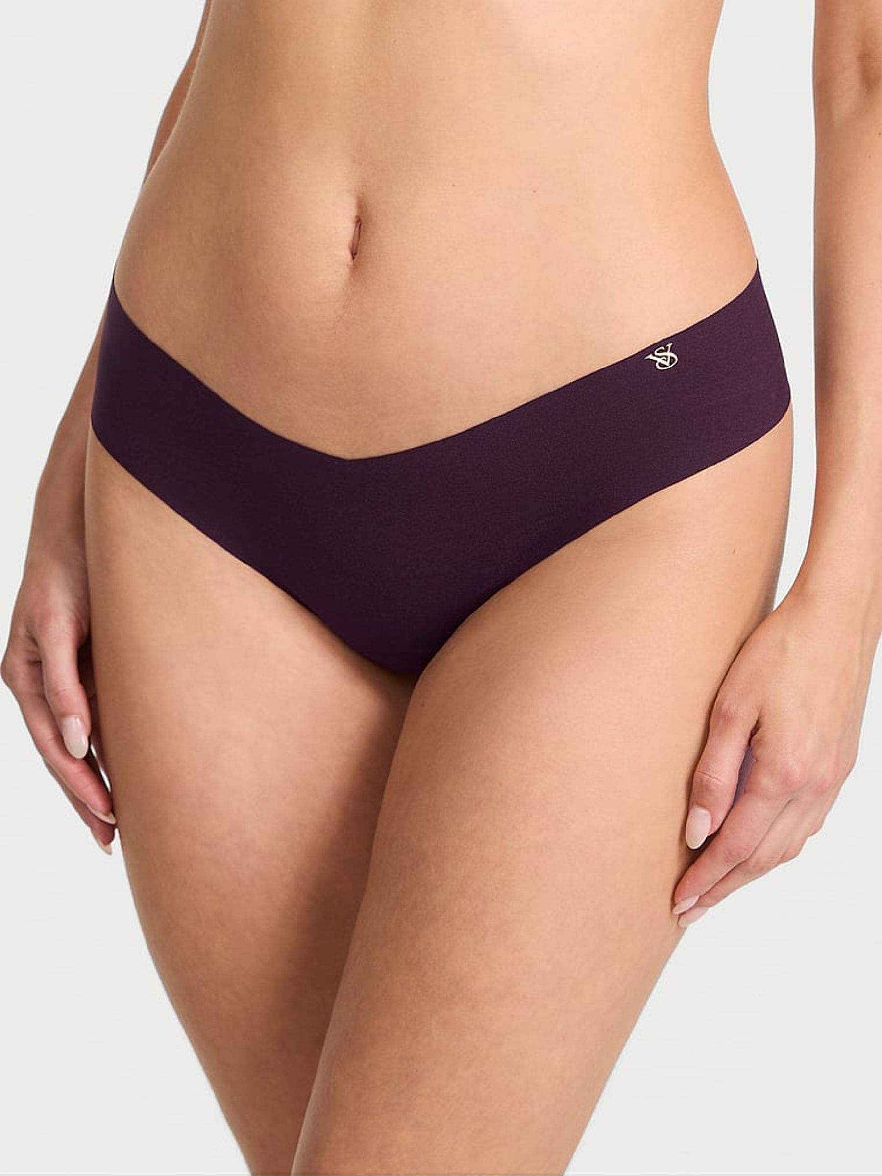 Winter Wine Red Thong Knickers