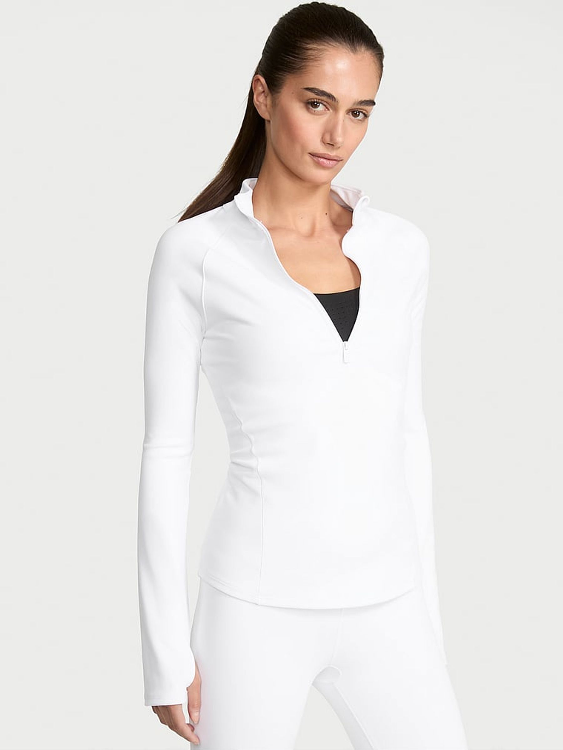 White Incredible Coverage™ Half Zip Jacket