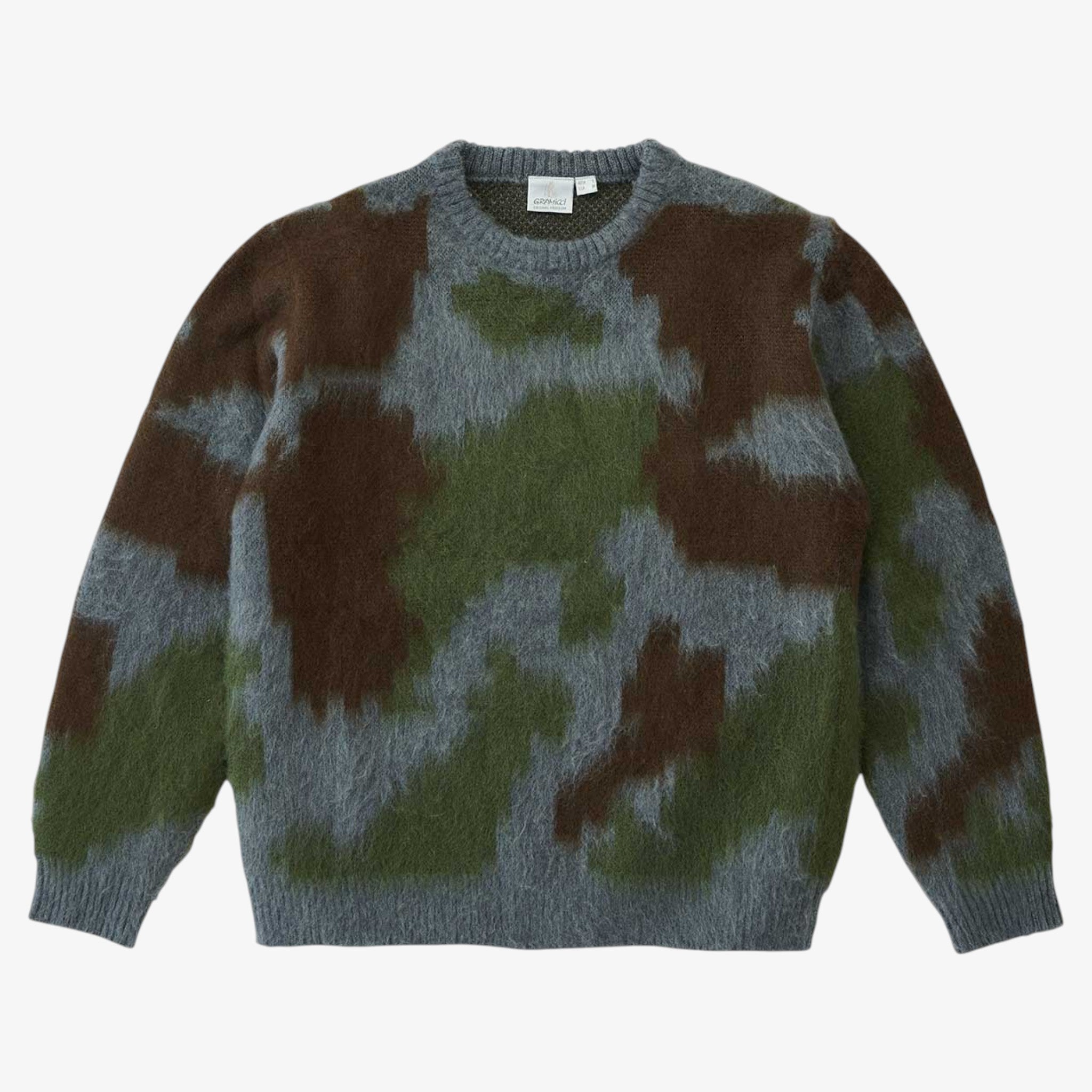 Gramicci Mohair Sweater - JUNGLE DIGI CAMO