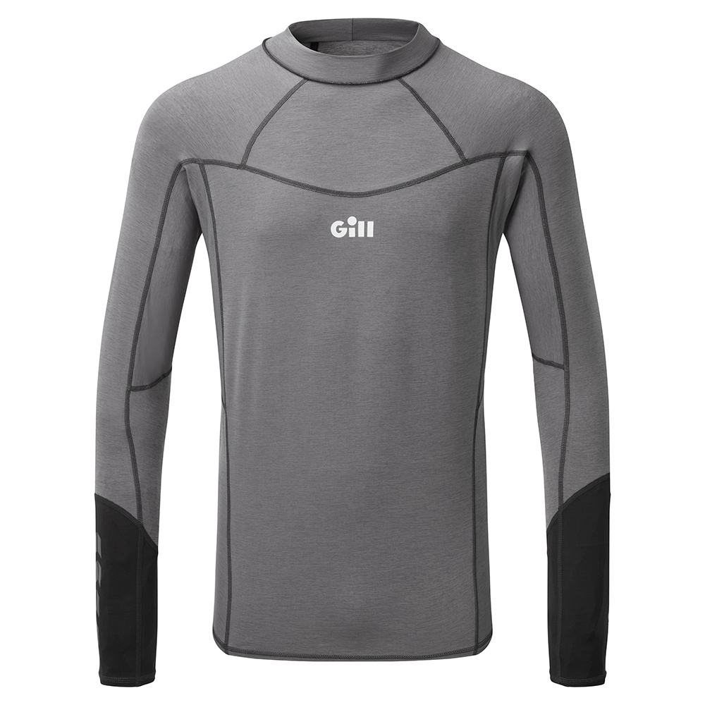 Gill ECO Rash Vest Long Sleeve - Grey