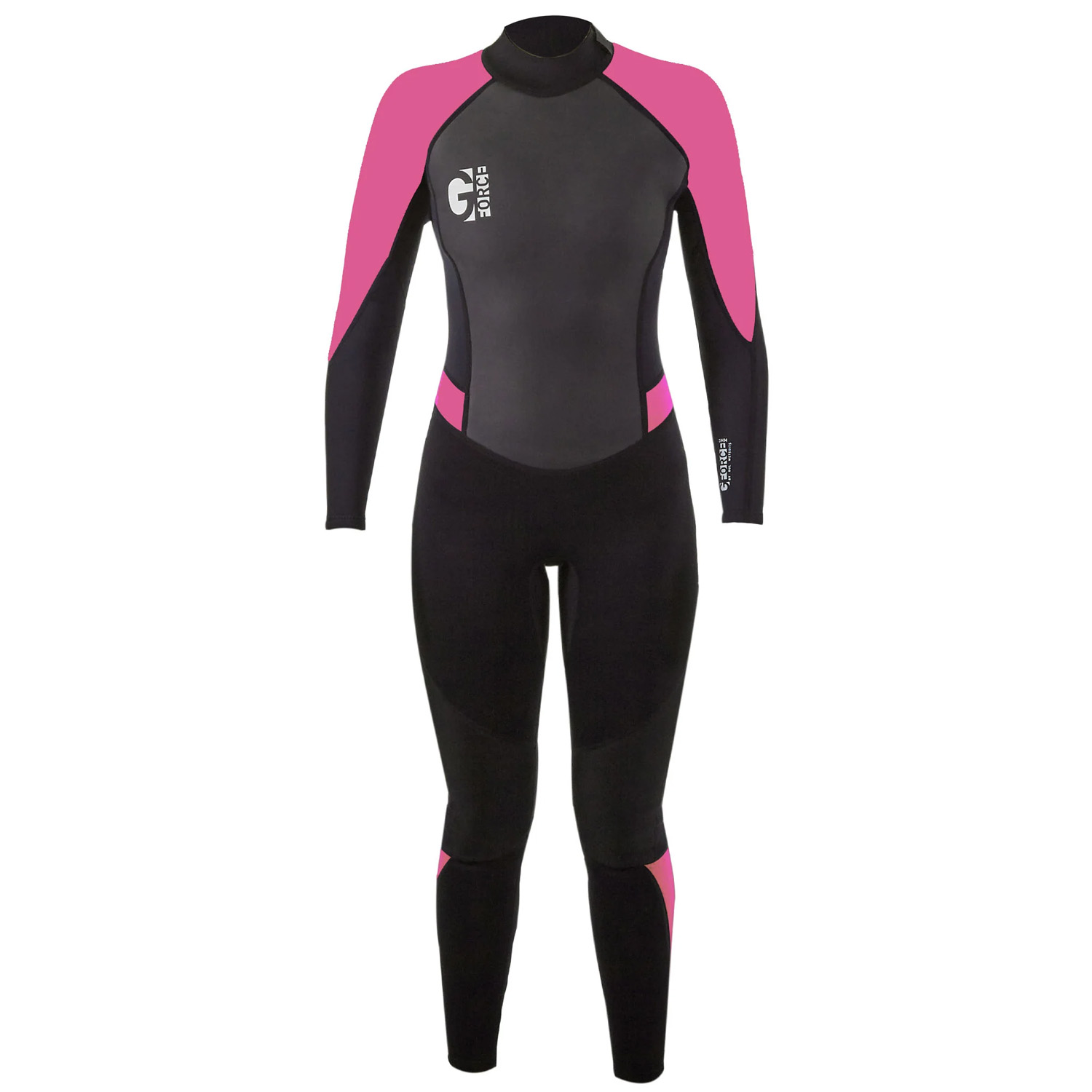 Gul Junior Girls G-Force 3mm Fullsuit Wetsuit - Black/Pink