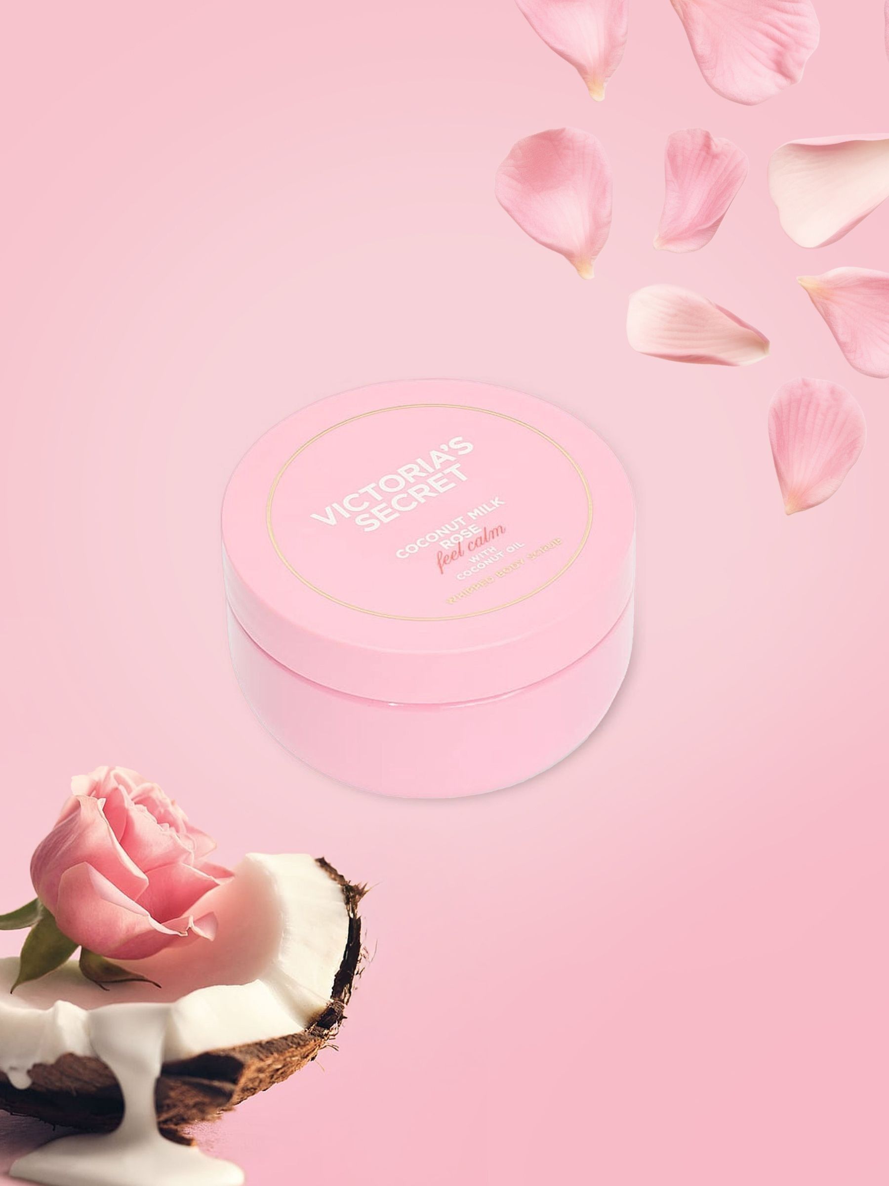 Coconut Milk Rose Body Scrub